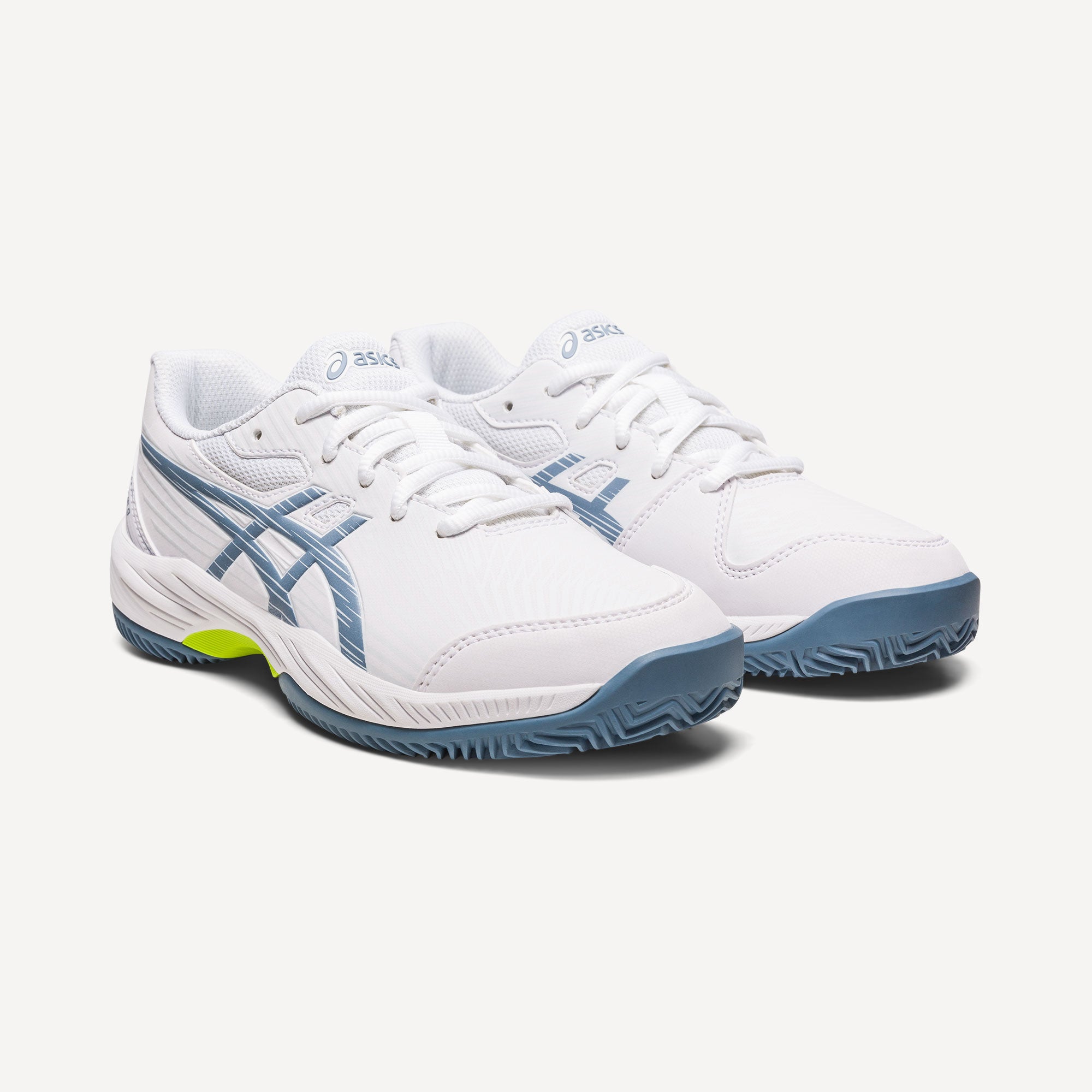 ASICS Gel-Game 9 Kids' Clay Court Tennis Shoes White (4)