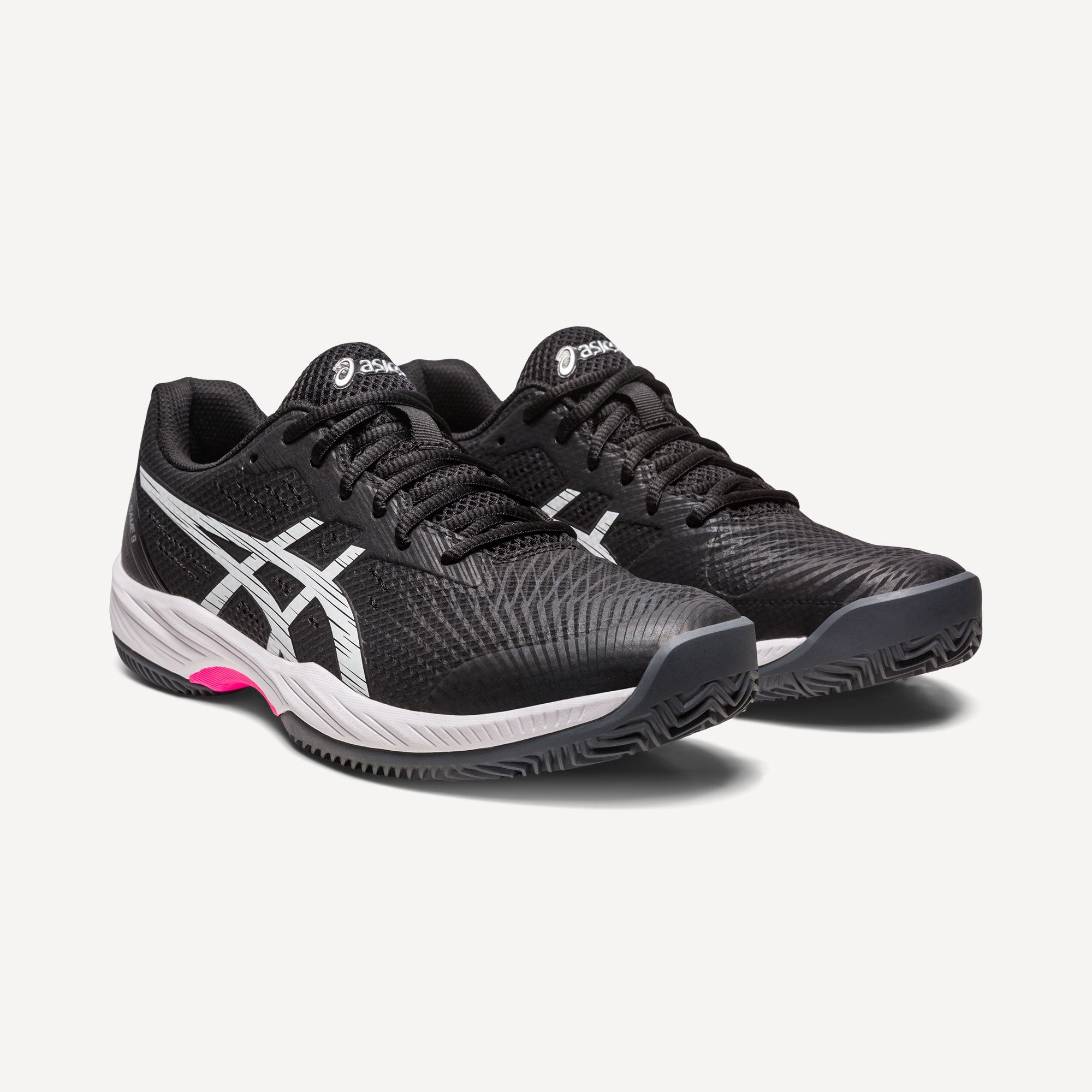 Asics black shop tennis shoes