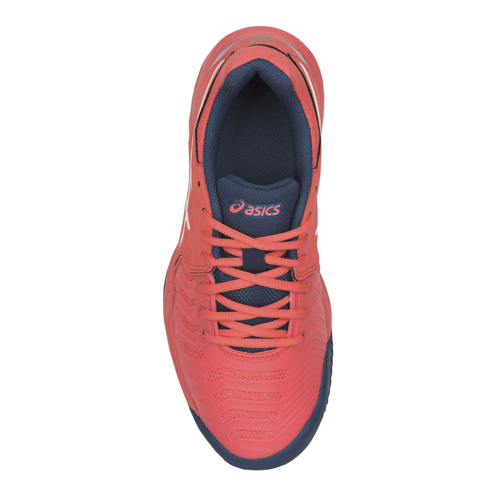 ASICS Gel-Resolution 7 Kids' Clay Court Tennis Shoes Orange (4)