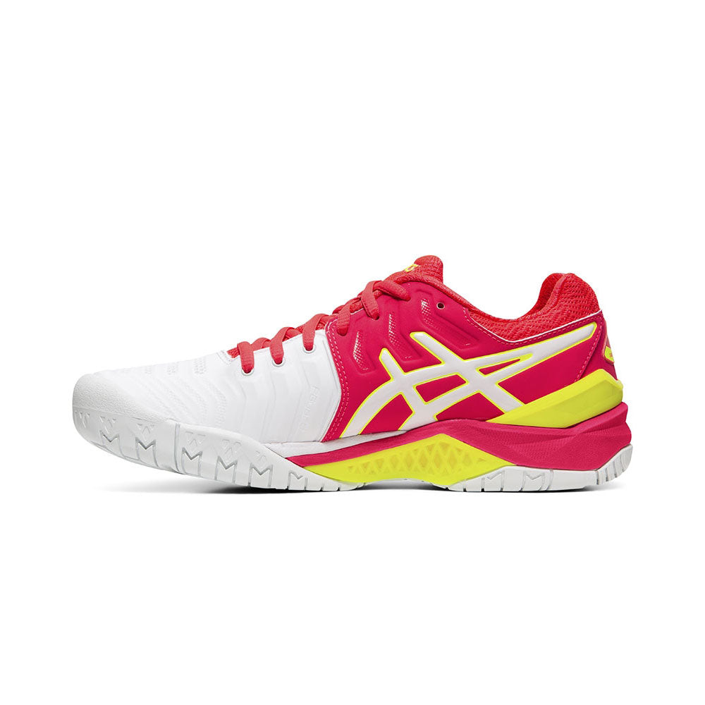 ASICS Gel-Resolution 7 Women's Hard Court Tennis Shoes White (3)