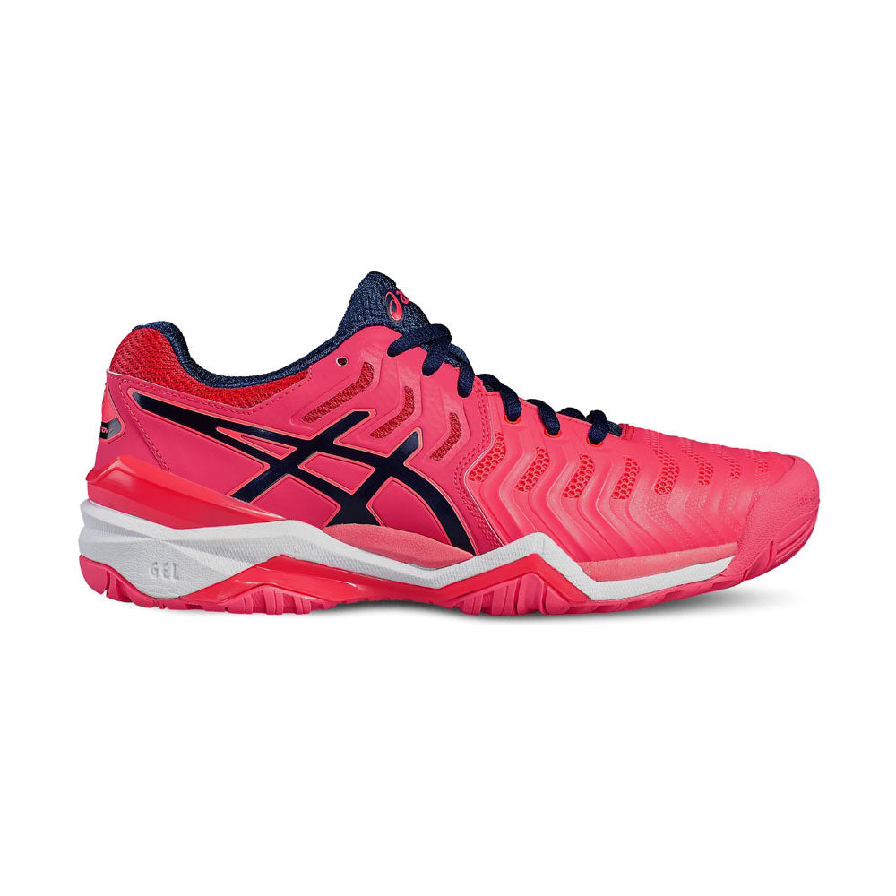 ASICS Gel-Resolution 7 Women's Hard Court Tennis Shoes Pink (1)