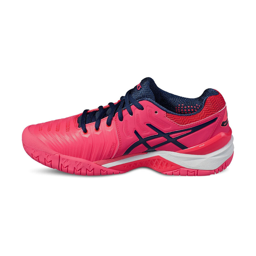 ASICS Gel-Resolution 7 Women's Hard Court Tennis Shoes Pink (3)