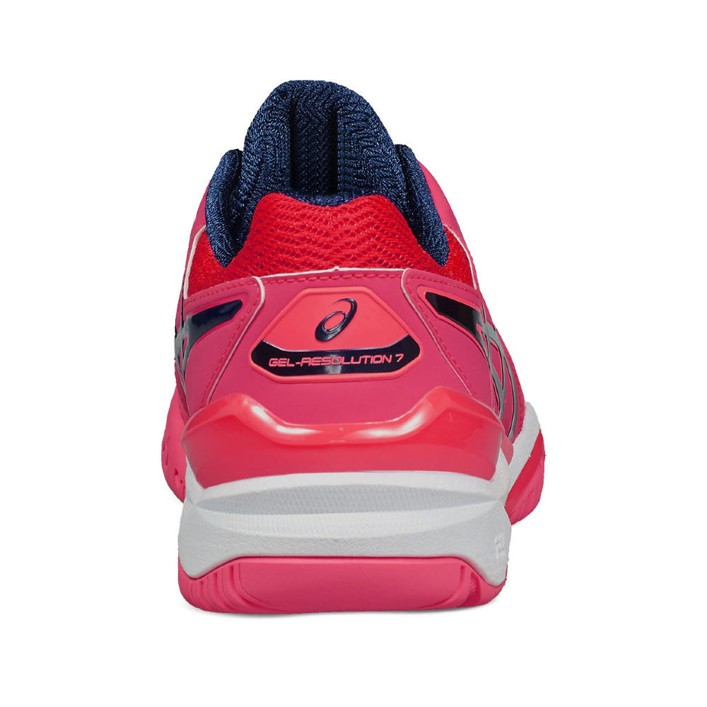 ASICS Gel-Resolution 7 Women's Hard Court Tennis Shoes Pink (4)