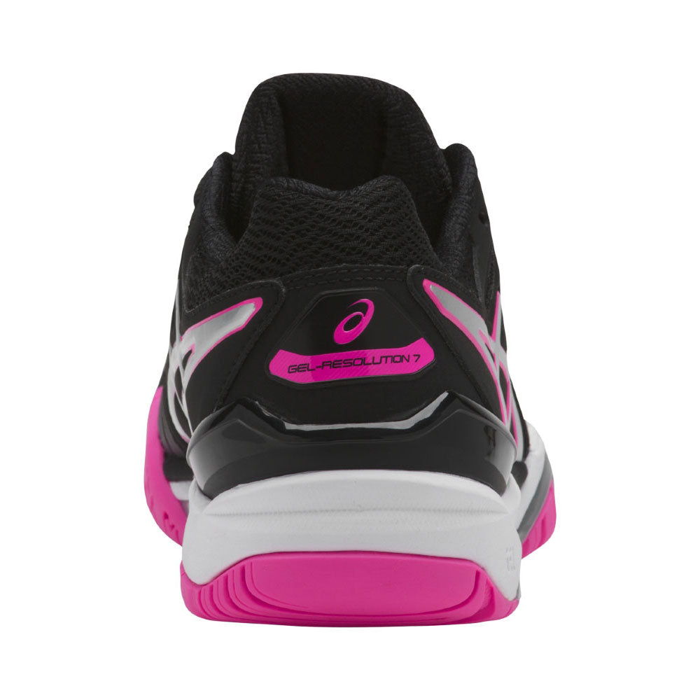 ASICS Gel-Resolution 7 Women's Hard Court Tennis Shoes Black (4)