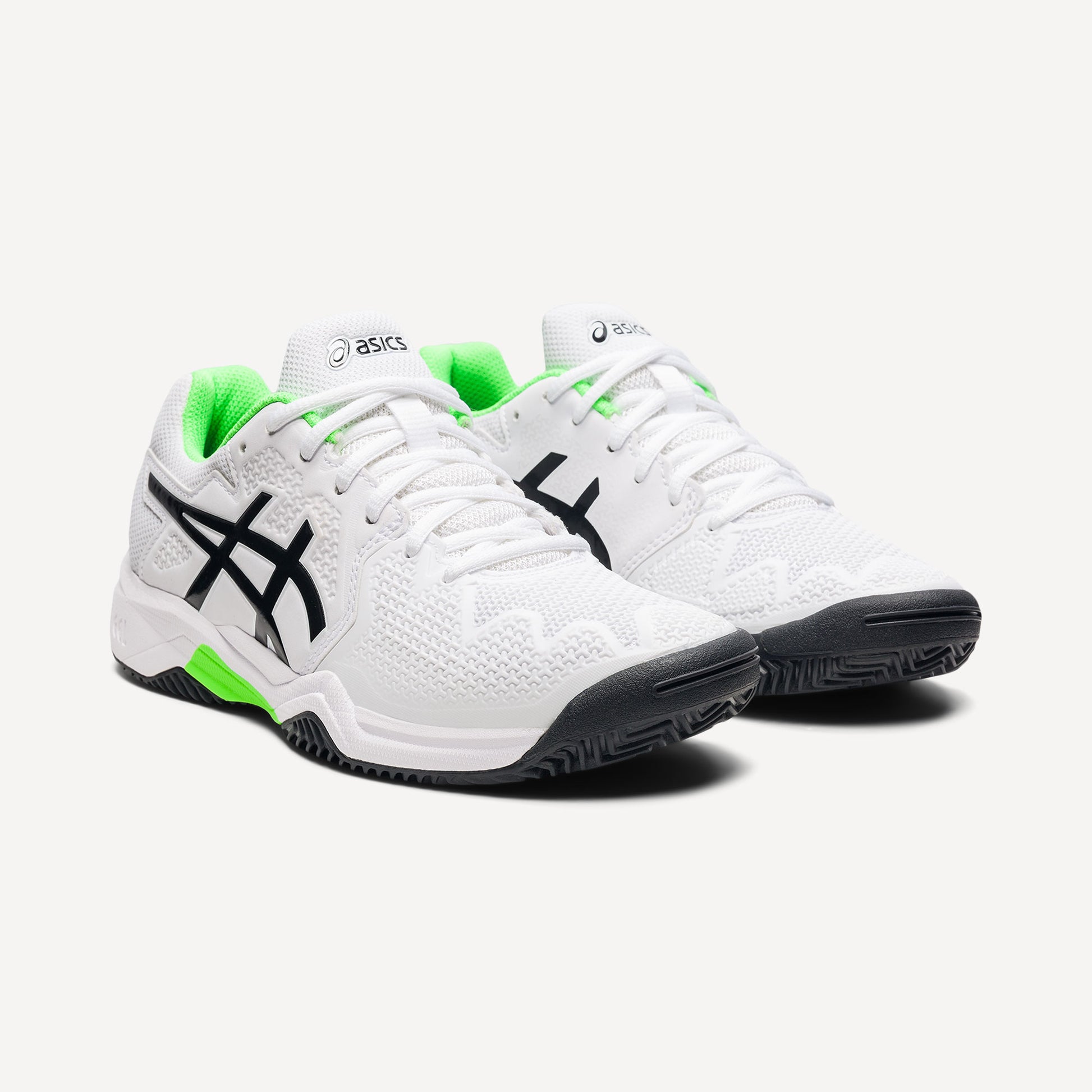 ASICS Gel-Resolution 8 Kids' Clay Court Tennis Shoes White (3)