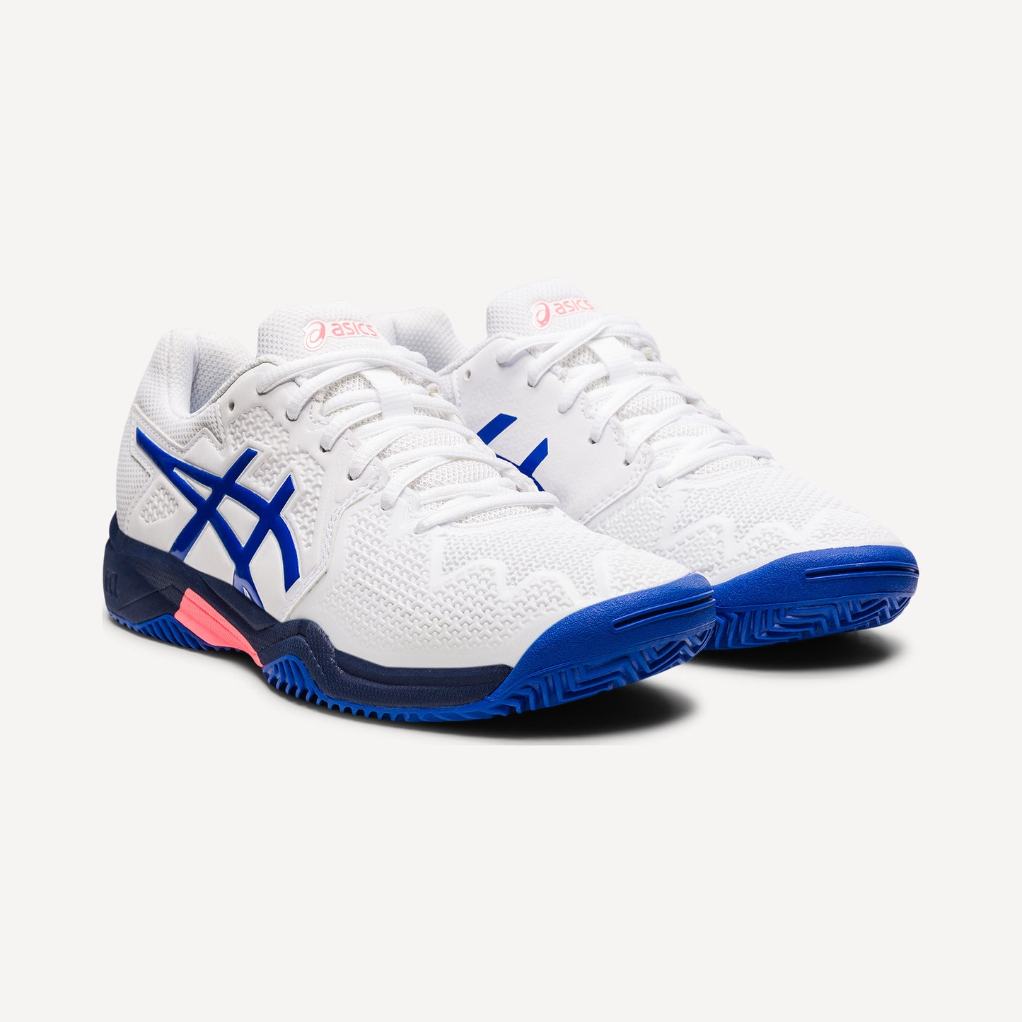 ASICS Gel-Resolution 8 Kids' Clay Court Tennis Shoes White (4)