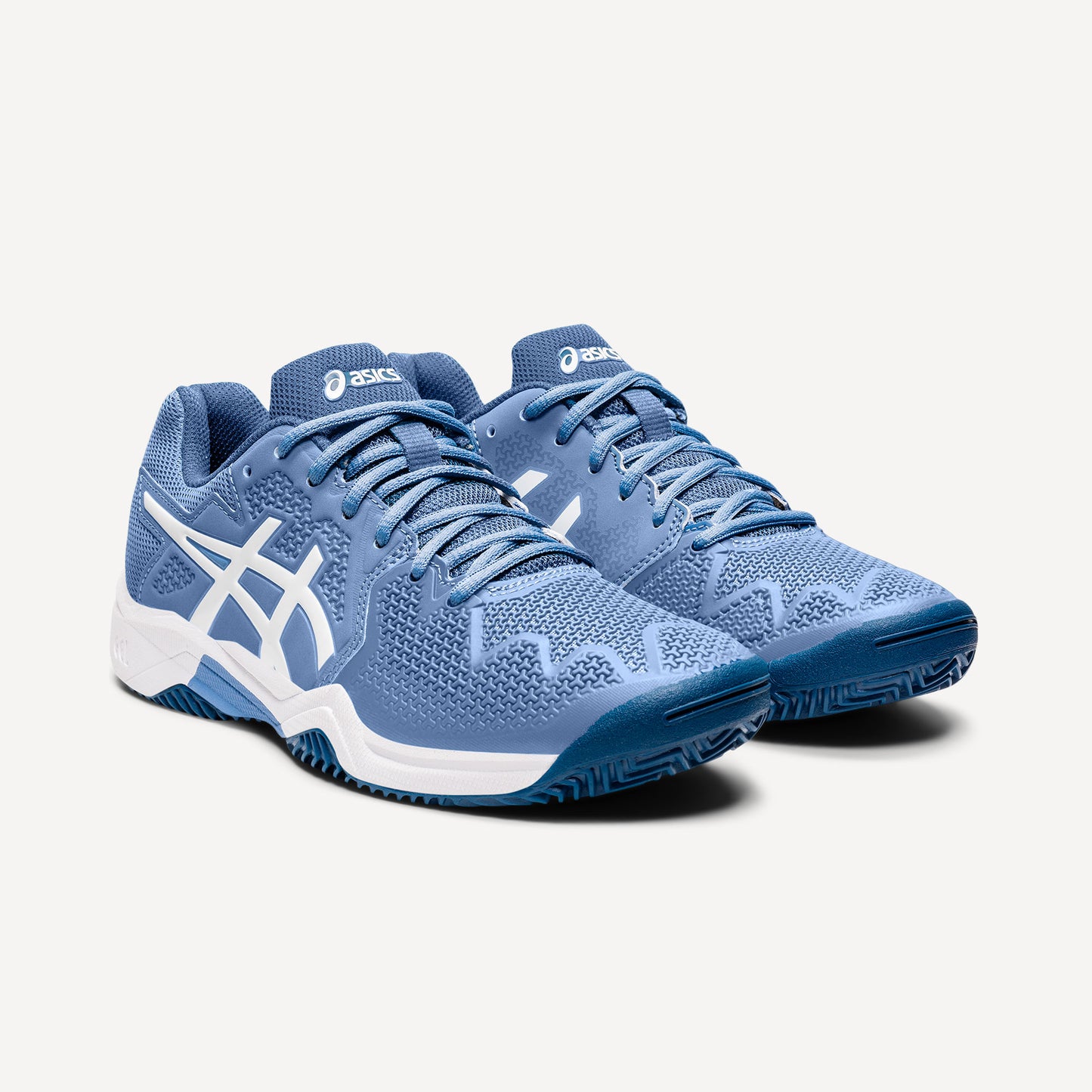 ASICS Gel-Resolution 8 Kids' Clay Court Tennis Shoes Blue (4)