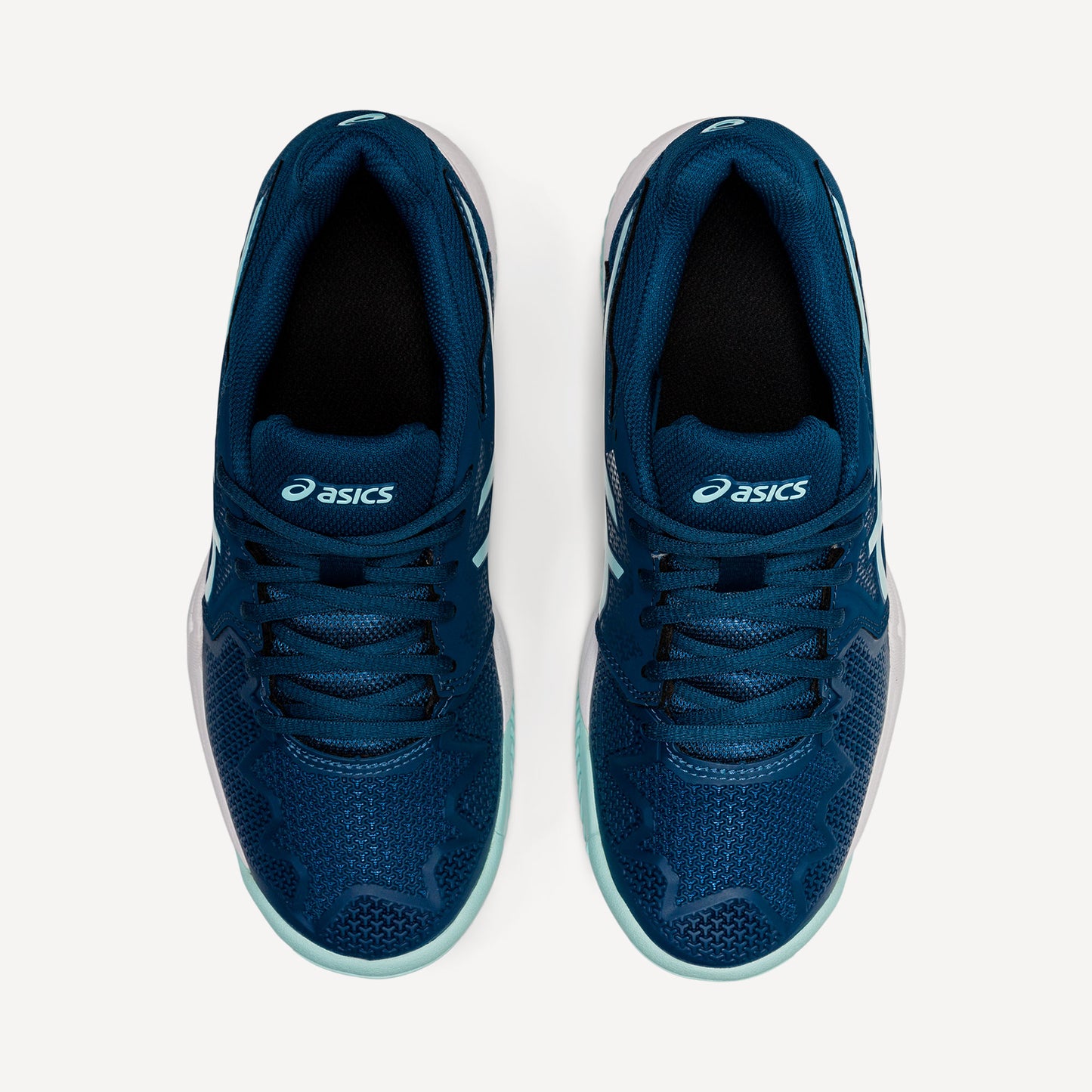 ASICS Gel-Resolution 8 Kids' Clay Court Tennis Shoes Blue (7)