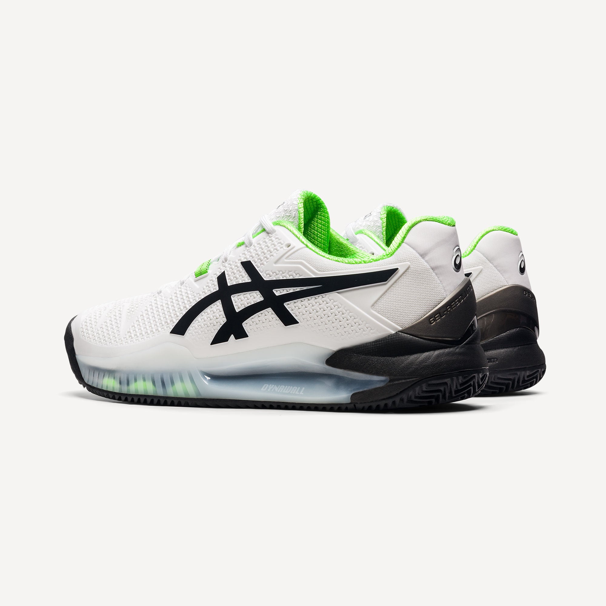 ASICS Gel-Resolution 8 Men's Clay Court Tennis Shoes White (5)