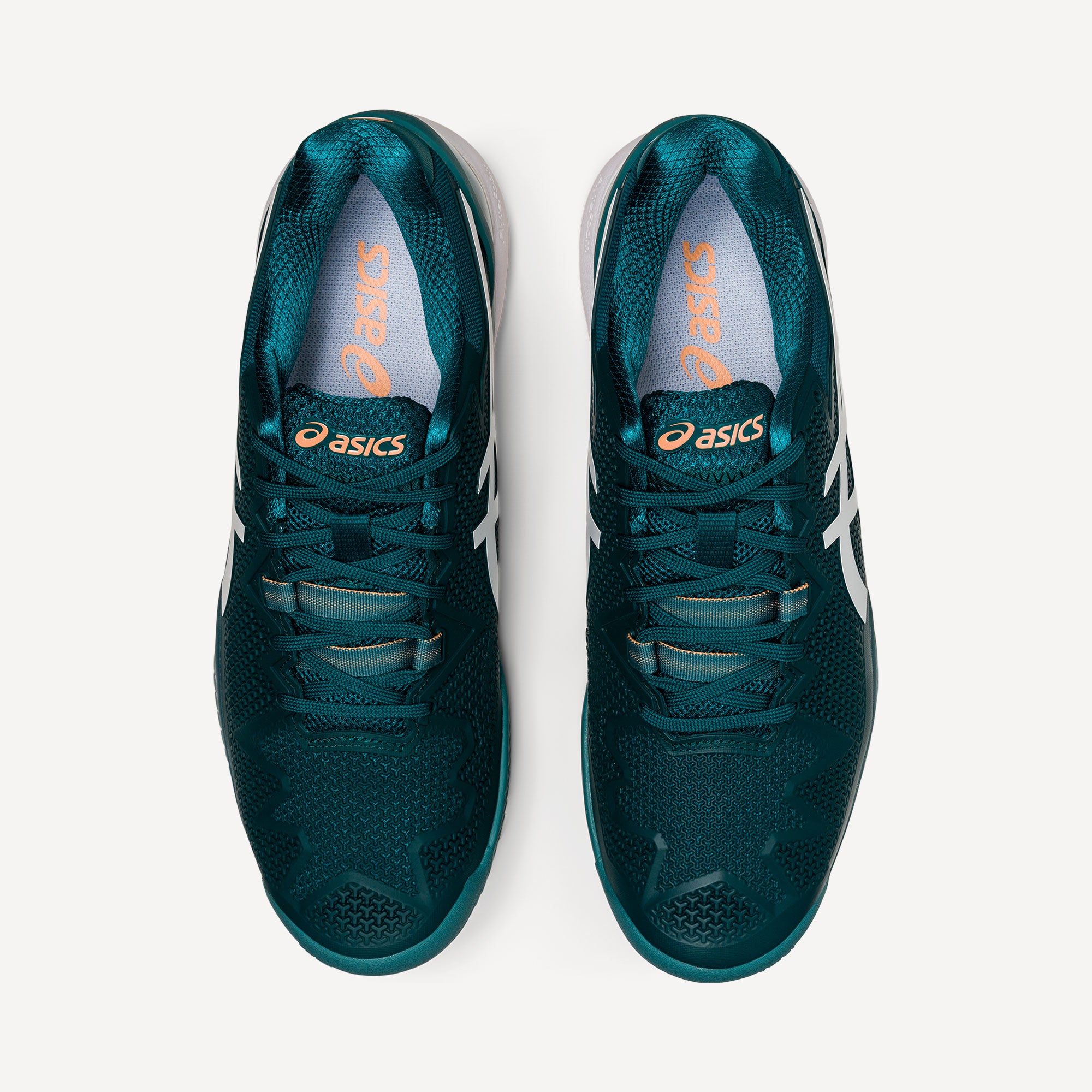 ASICS Gel-Resolution 8 Men's Clay Court Tennis Shoes Green (7)