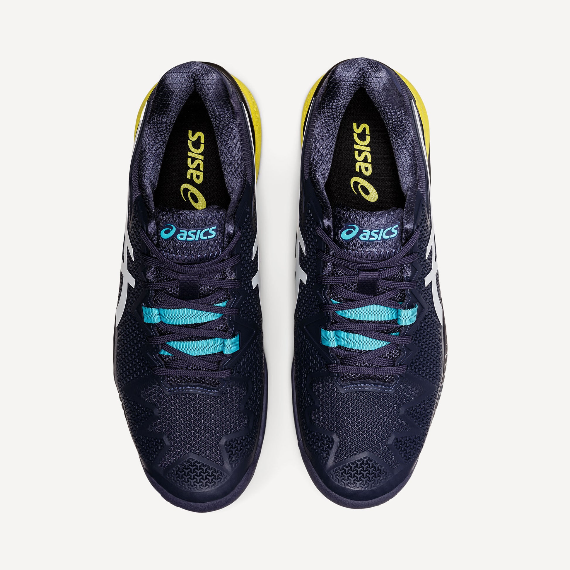 ASICS Gel-Resolution 8 Men's Clay Court Tennis Shoes Purple (7)