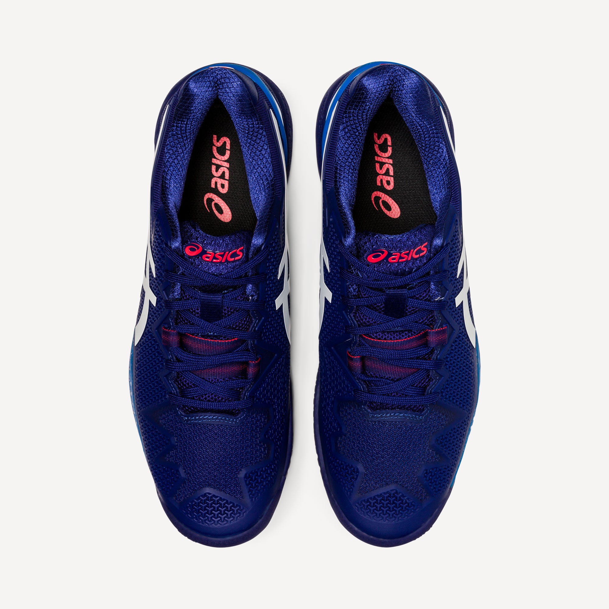 ASICS Gel-Resolution 8 Men's Hard Court Tennis Shoes Blue (7)