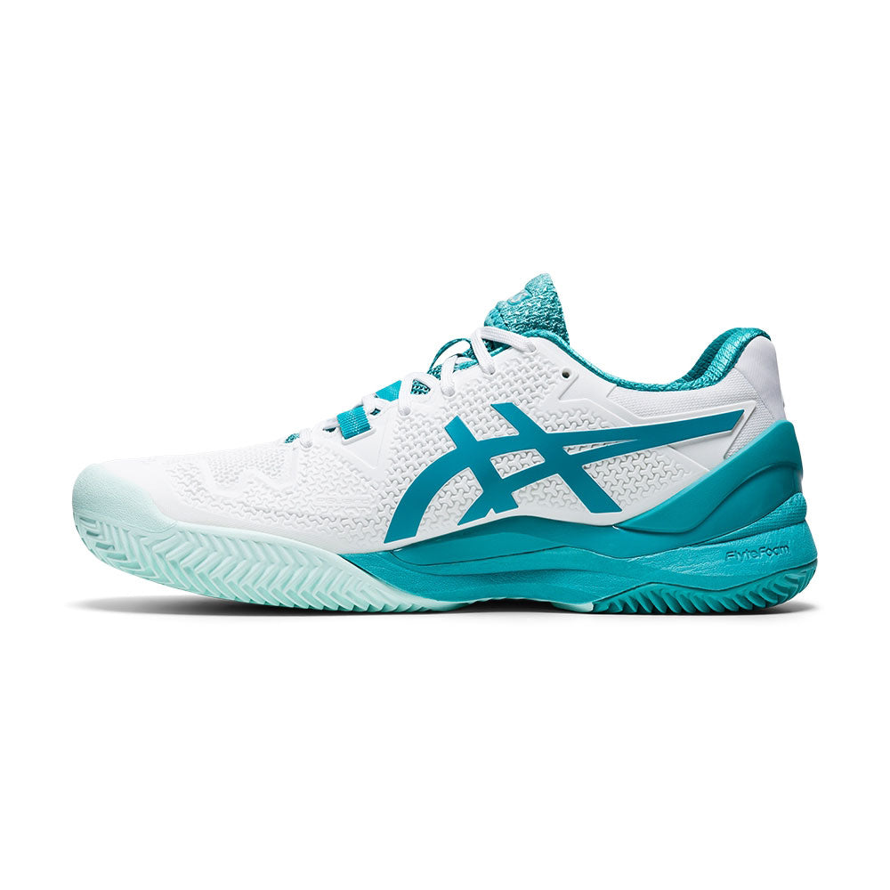 ASICS Gel-Resolution 8 Women's Clay Court Tennis Shoes White (3)