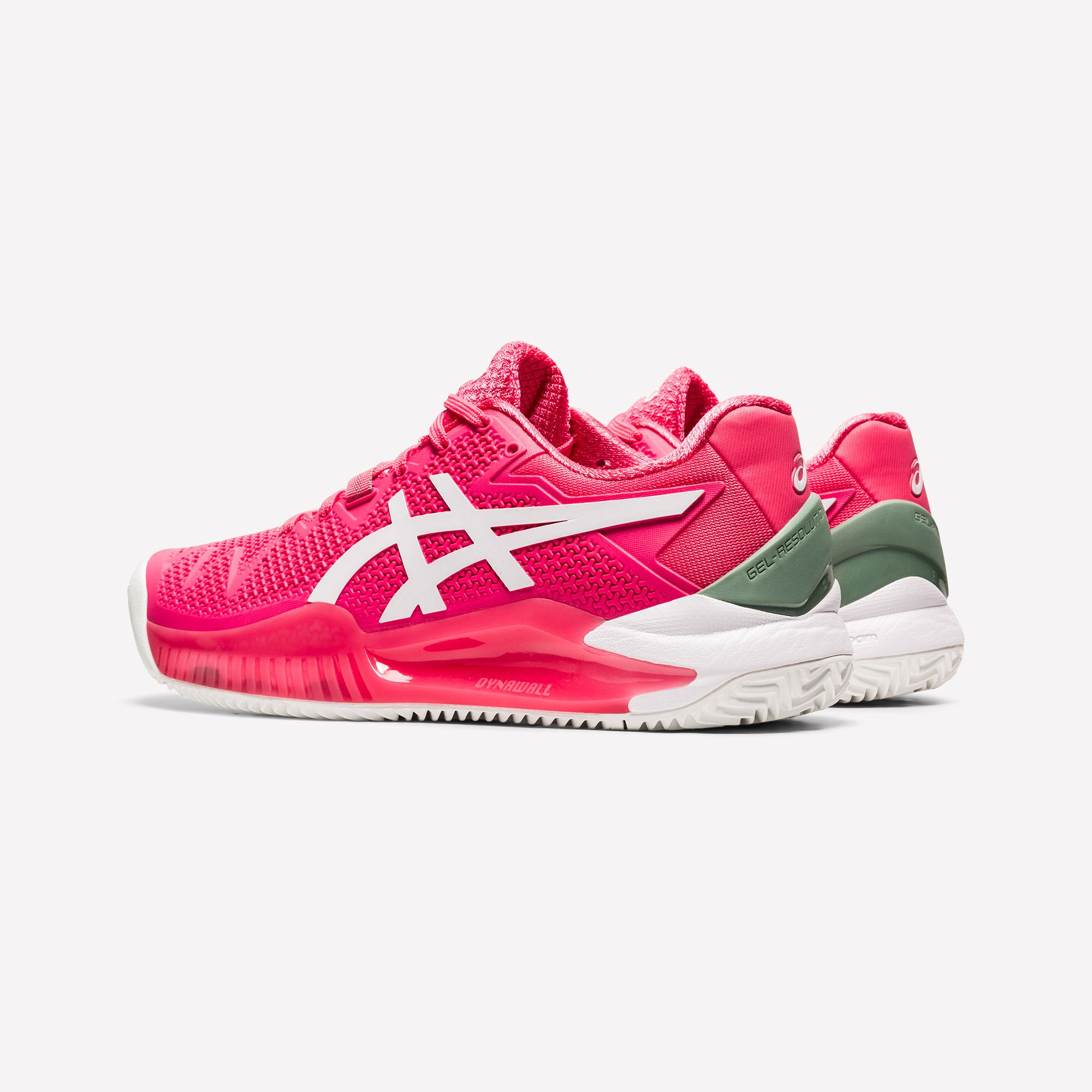 ASICS Gel-Resolution 8 Women's Clay Court Tennis Shoes Pink (5)