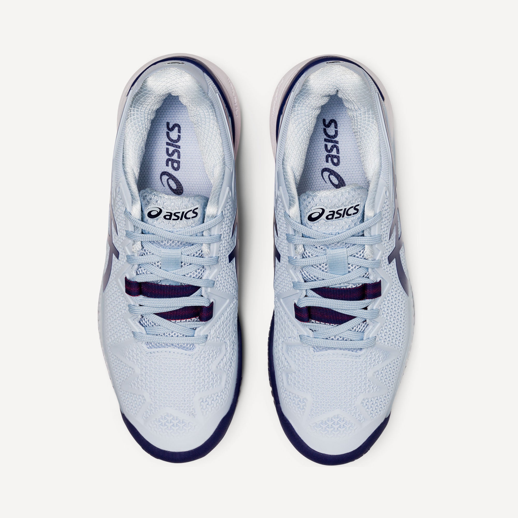 ASICS Gel-Resolution 8 Women's Hard Court Tennis Shoes Blue (7)