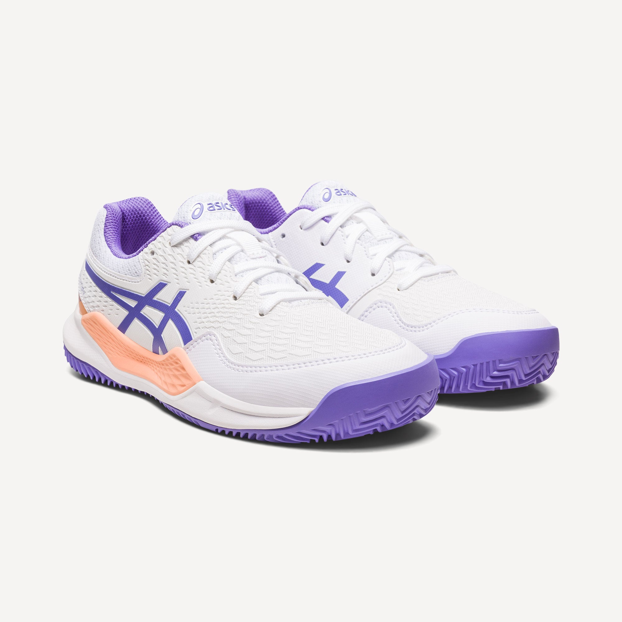 ASICS Gel-Resolution 9 Kids' Clay Court Tennis Shoes White (4)