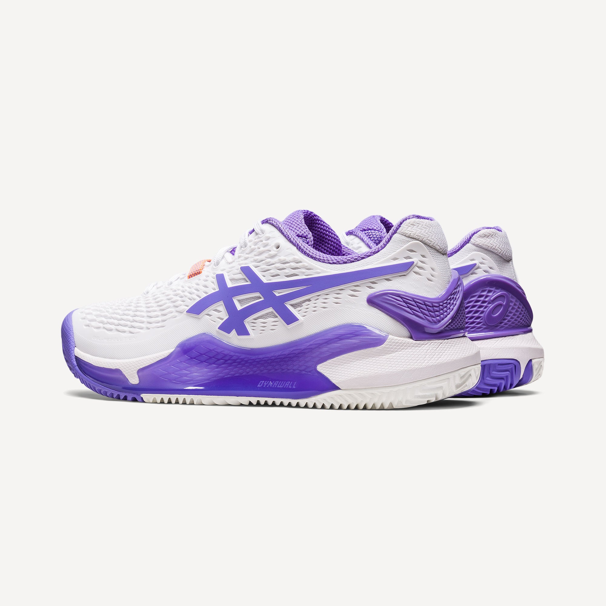 ASICS Gel-Resolution 9 Women's Clay Court Tennis Shoes White (5)