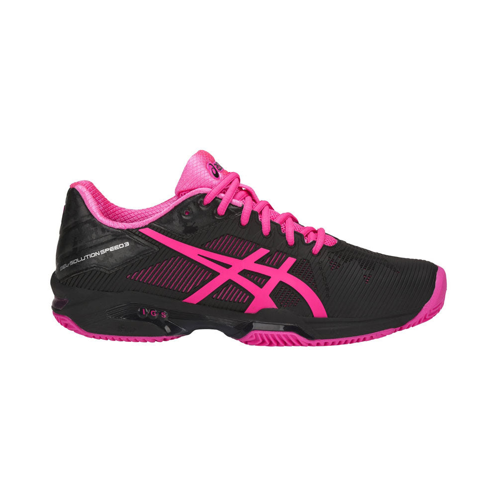 ASICS Gel-Solution Speed 3 Women's Clay Court Tennis Shoes Black (1)
