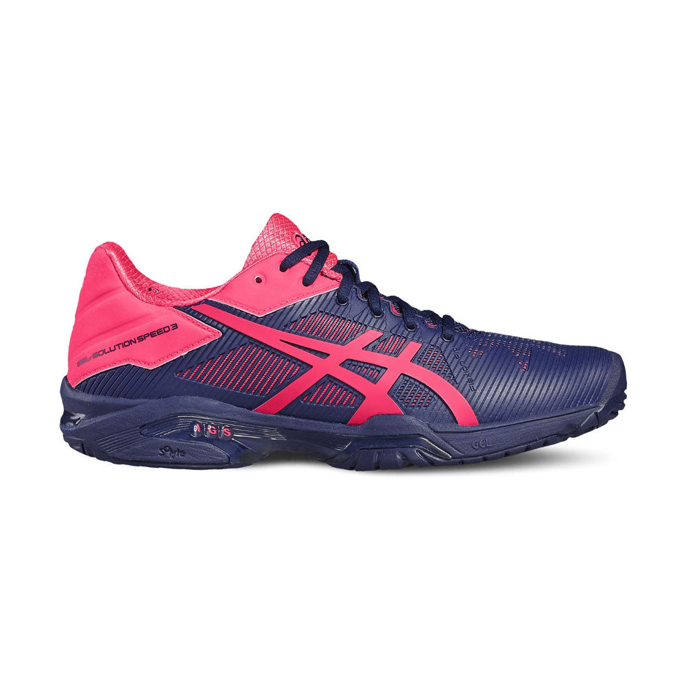 ASICS Gel-Solution Speed 3 Women's Hard Court Tennis Shoes Blue (1)