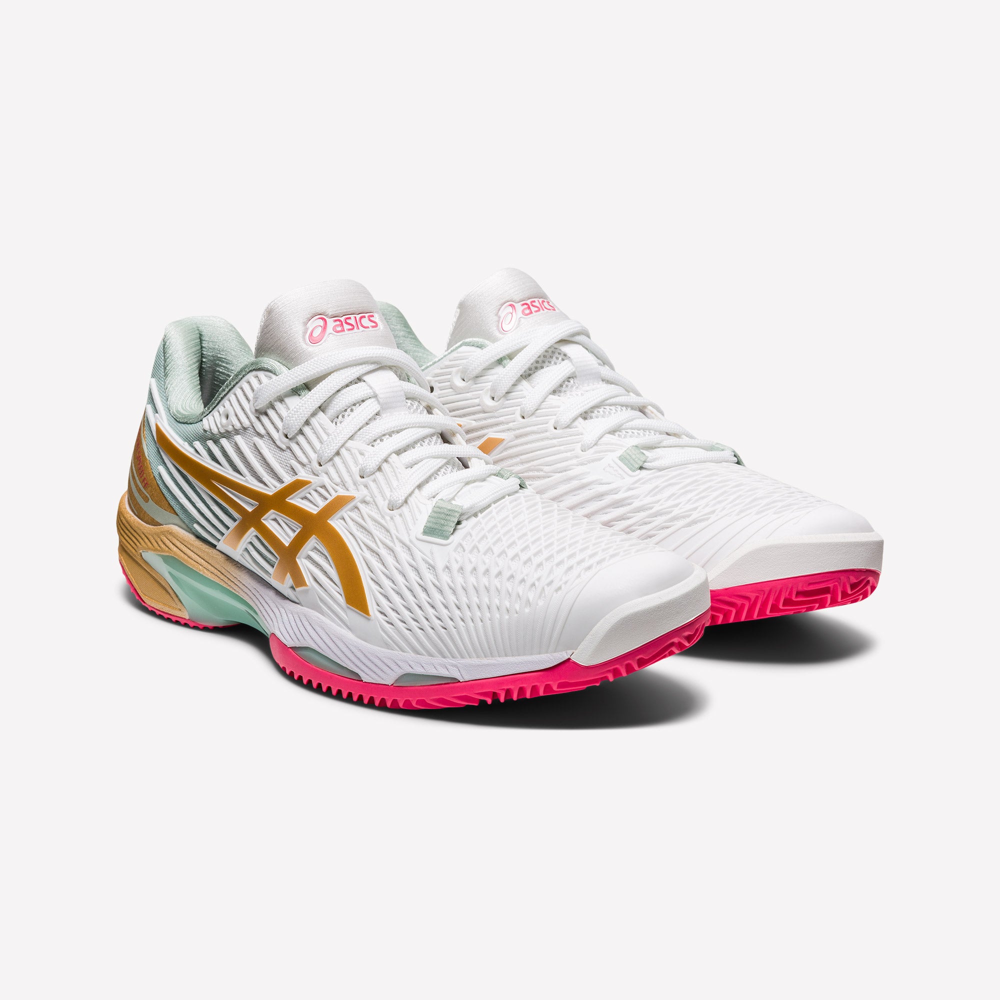 ASICS Limited Edition Solution Speed FF 2 Women's Clay Court Tennis Shoes White (4)