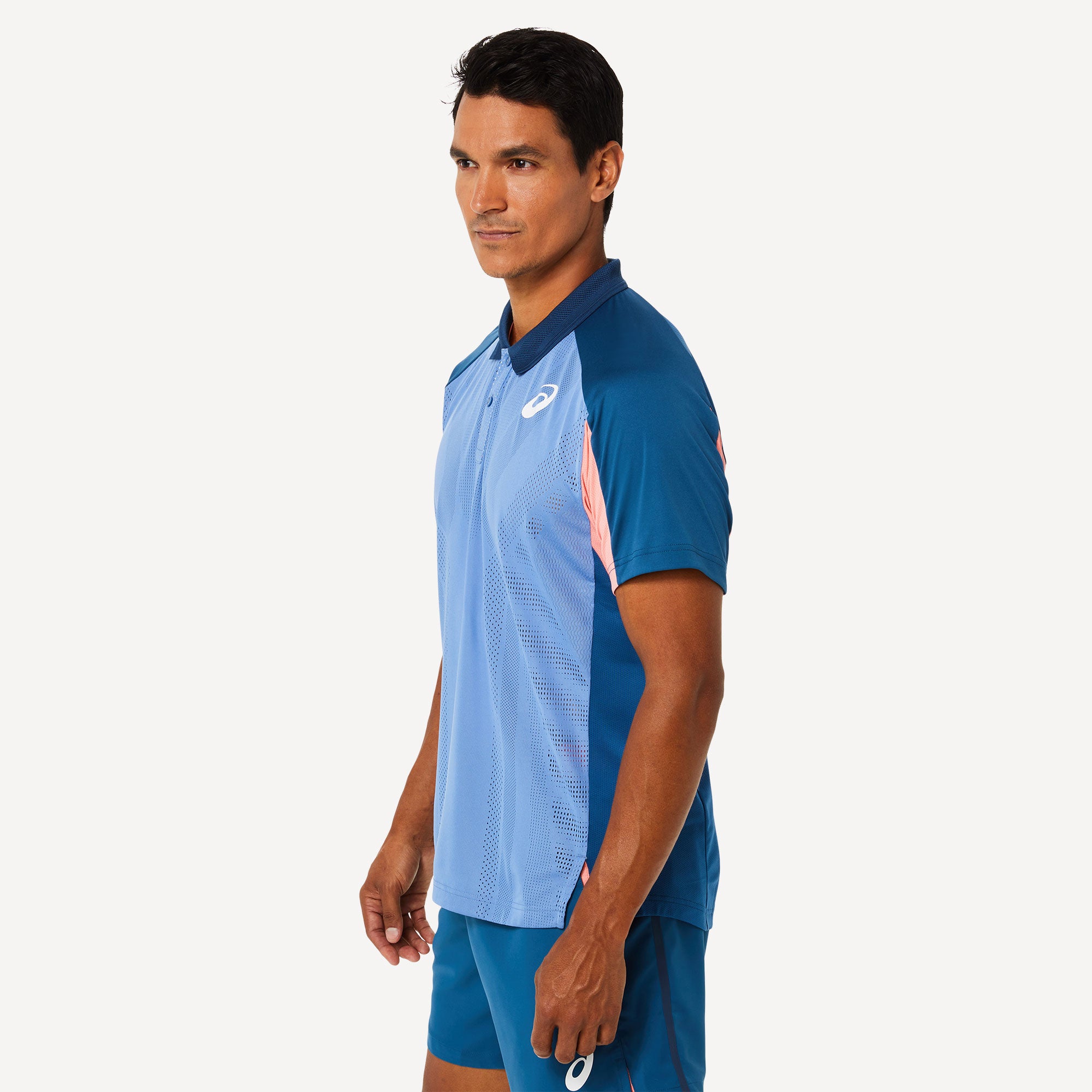 ASICS Match Actibreeze Men's Tennis Polo Blue (2)
