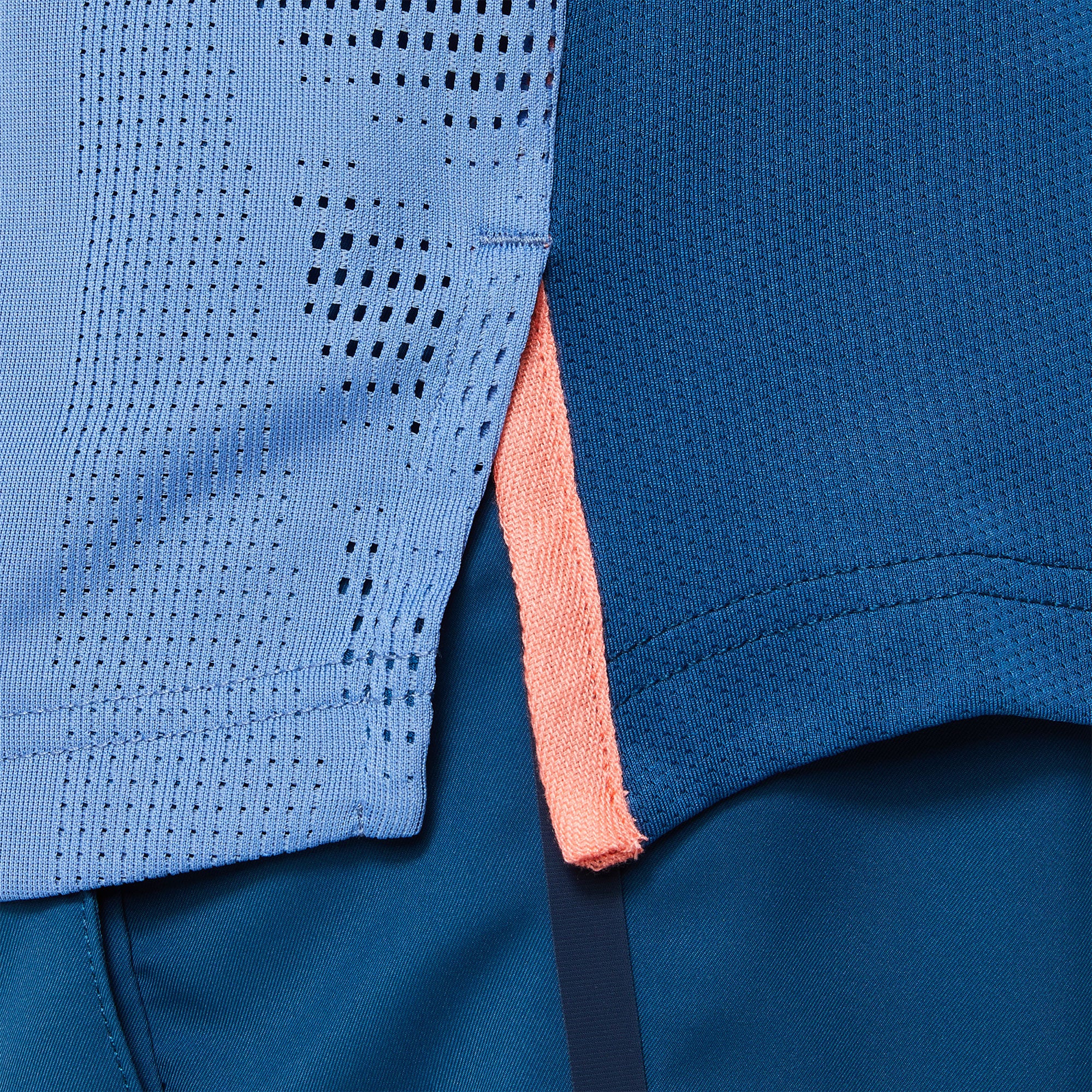 ASICS Match Actibreeze Men's Tennis Polo Blue (4)