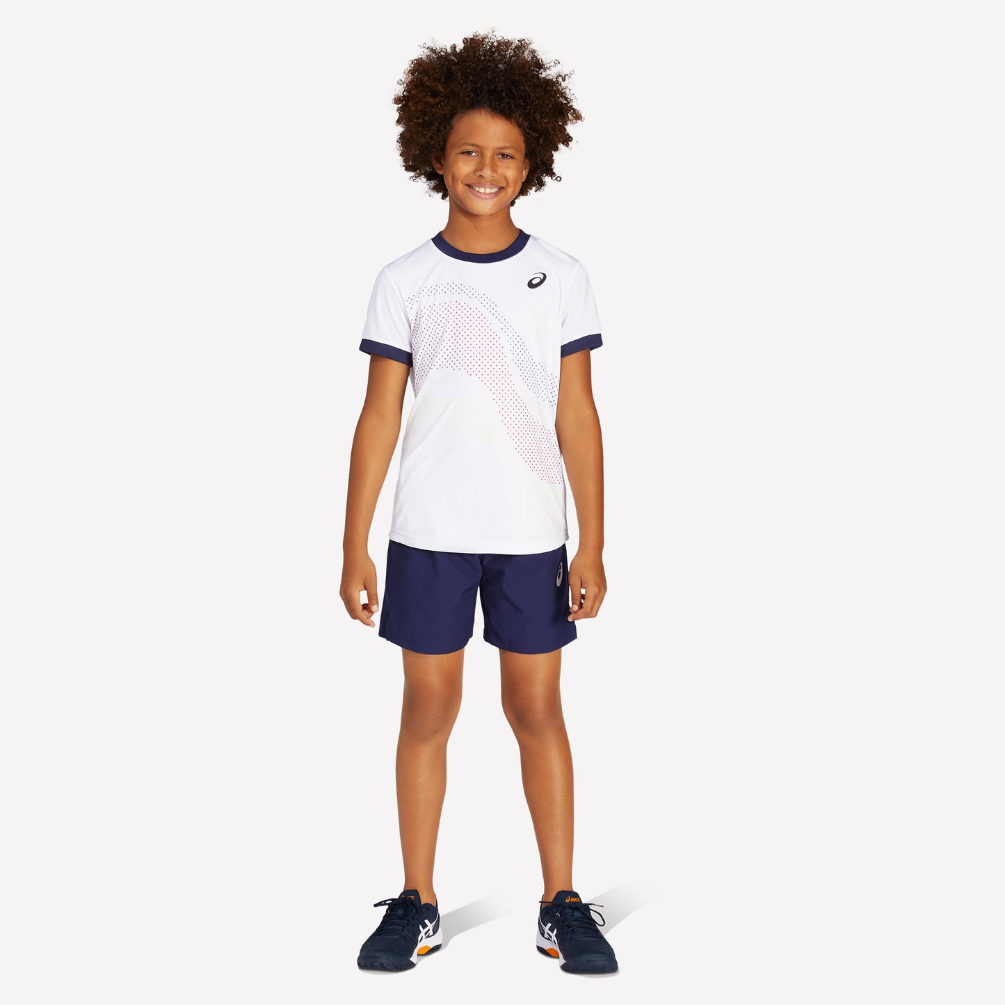 ASICS Match Boys' Graphic Tennis Shirt White (4)
