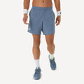 ASICS Match Men's 7-Inch Tennis Shorts Blue (1)