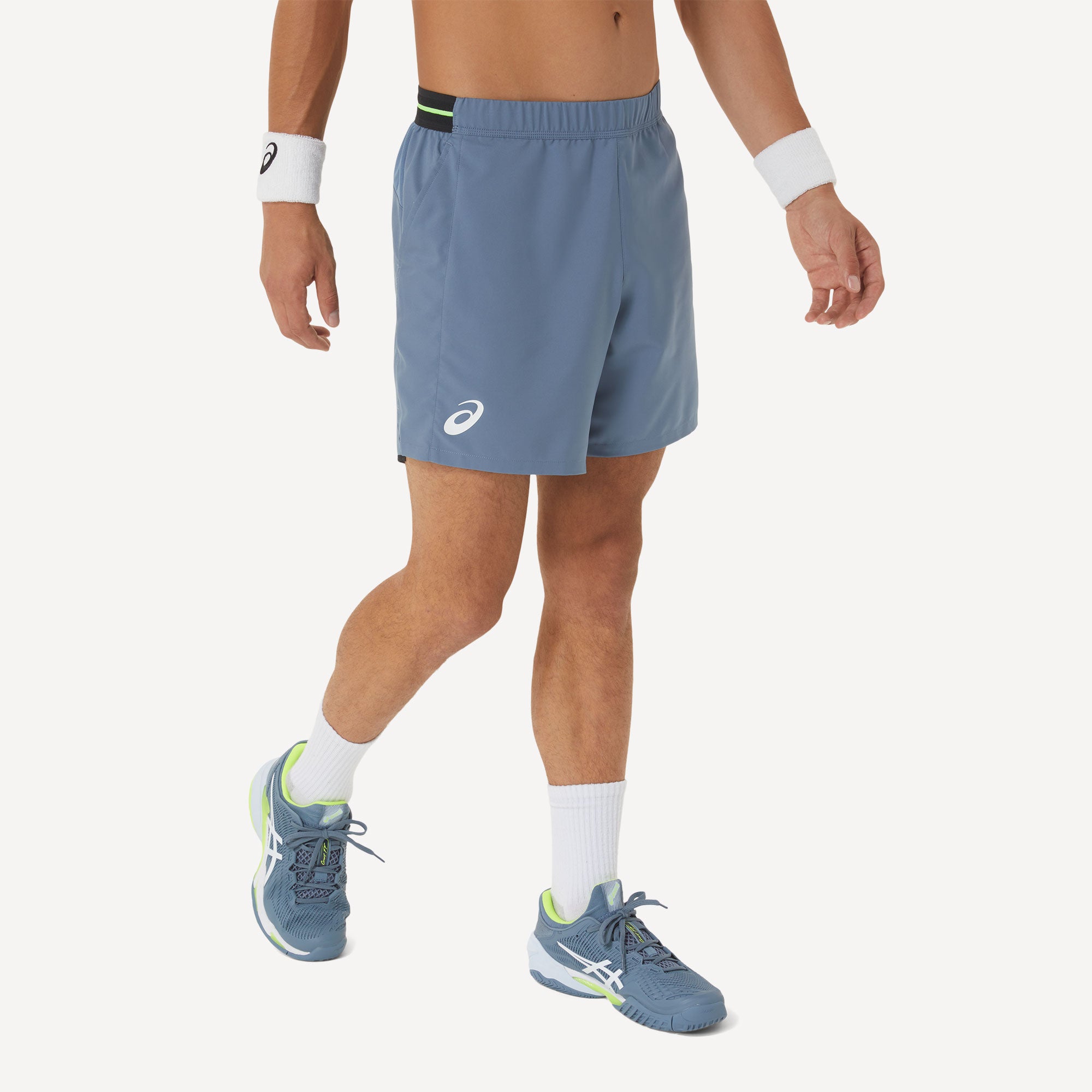 ASICS Match Men's 7-Inch Tennis Shorts Blue (3)