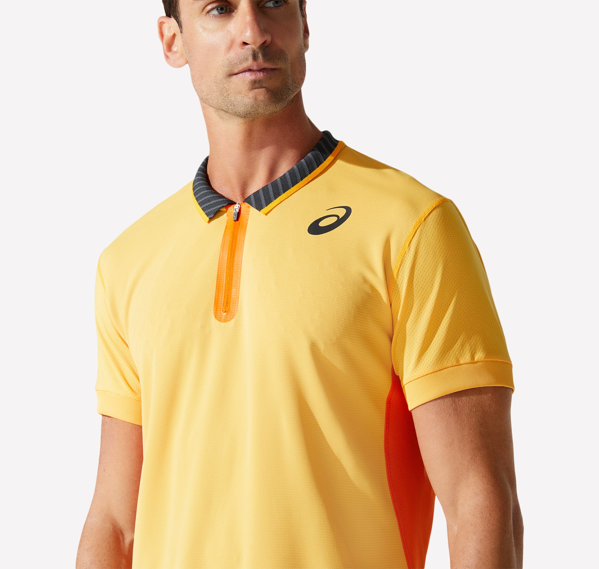 ASICS Match Men's Tennis Polo Yellow (4)