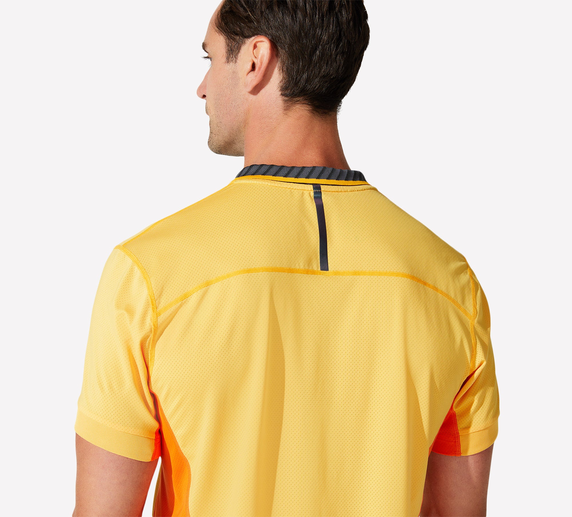 ASICS Match Men's Tennis Polo Yellow (5)