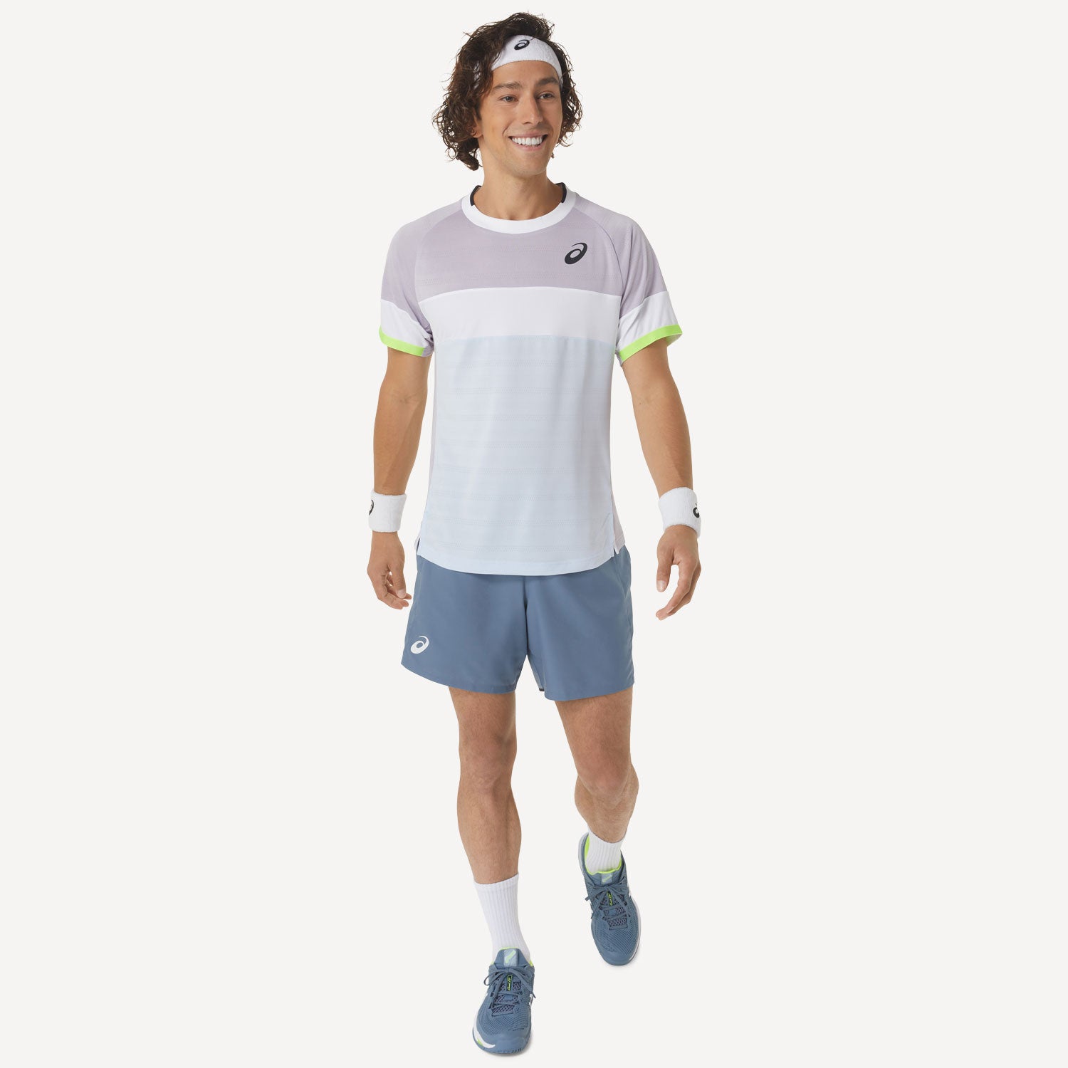 ASICS Match Men's Tennis Shirt Purple (6)