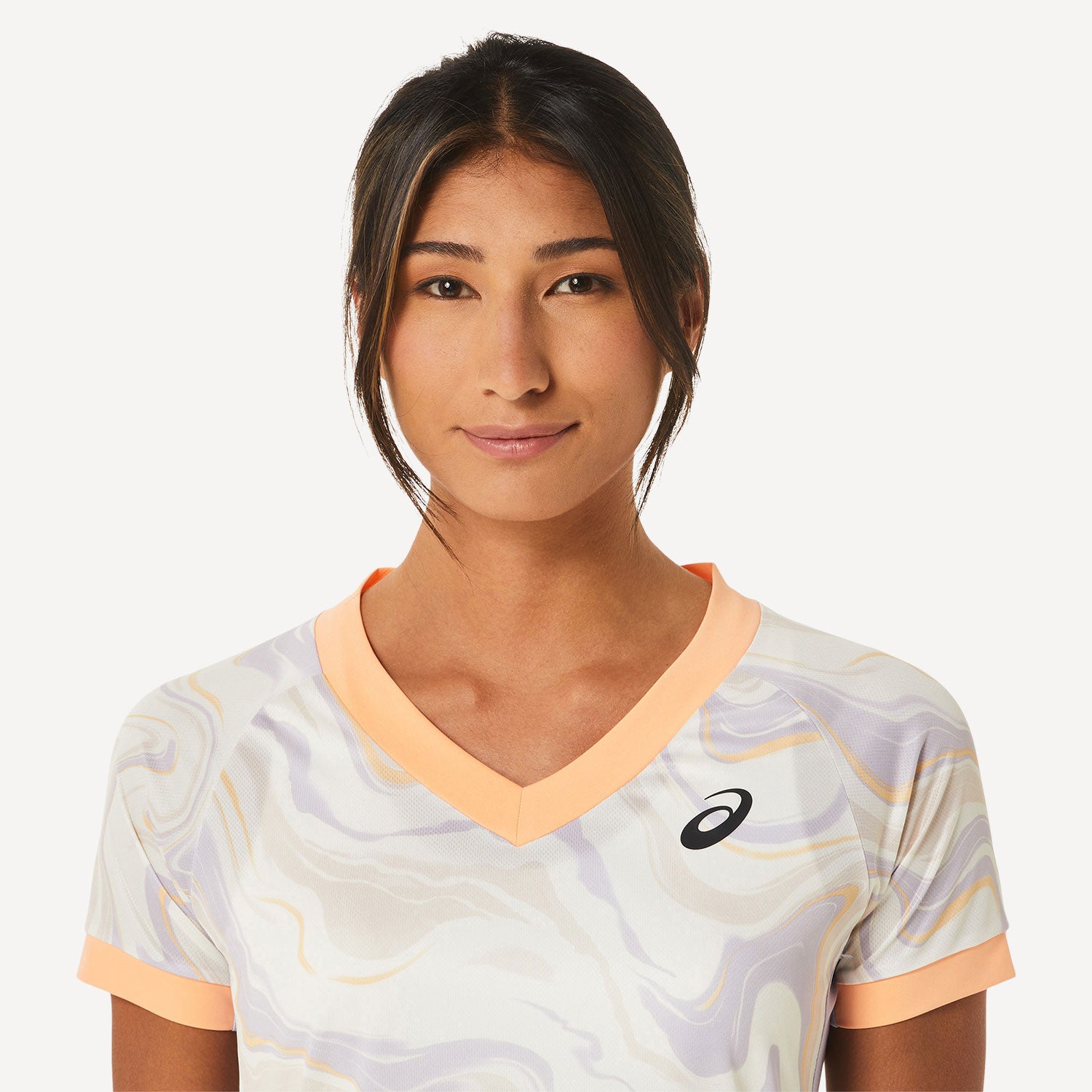 ASICS Match Women's Graphic Tennis Shirt Purple (4)