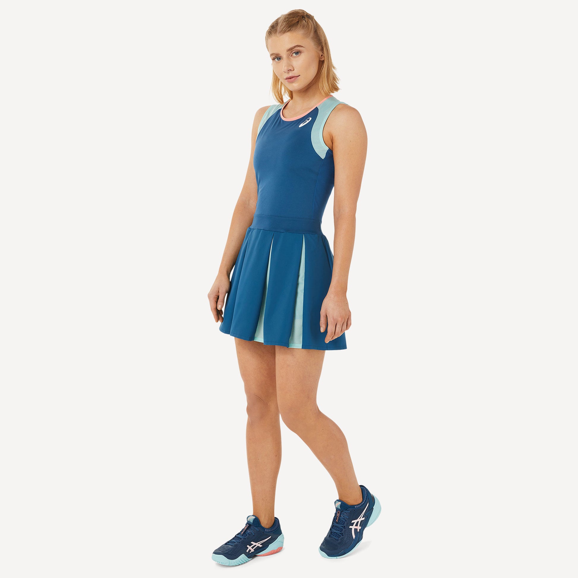 ASICS Match Women's Tennis Dress Blue (2)