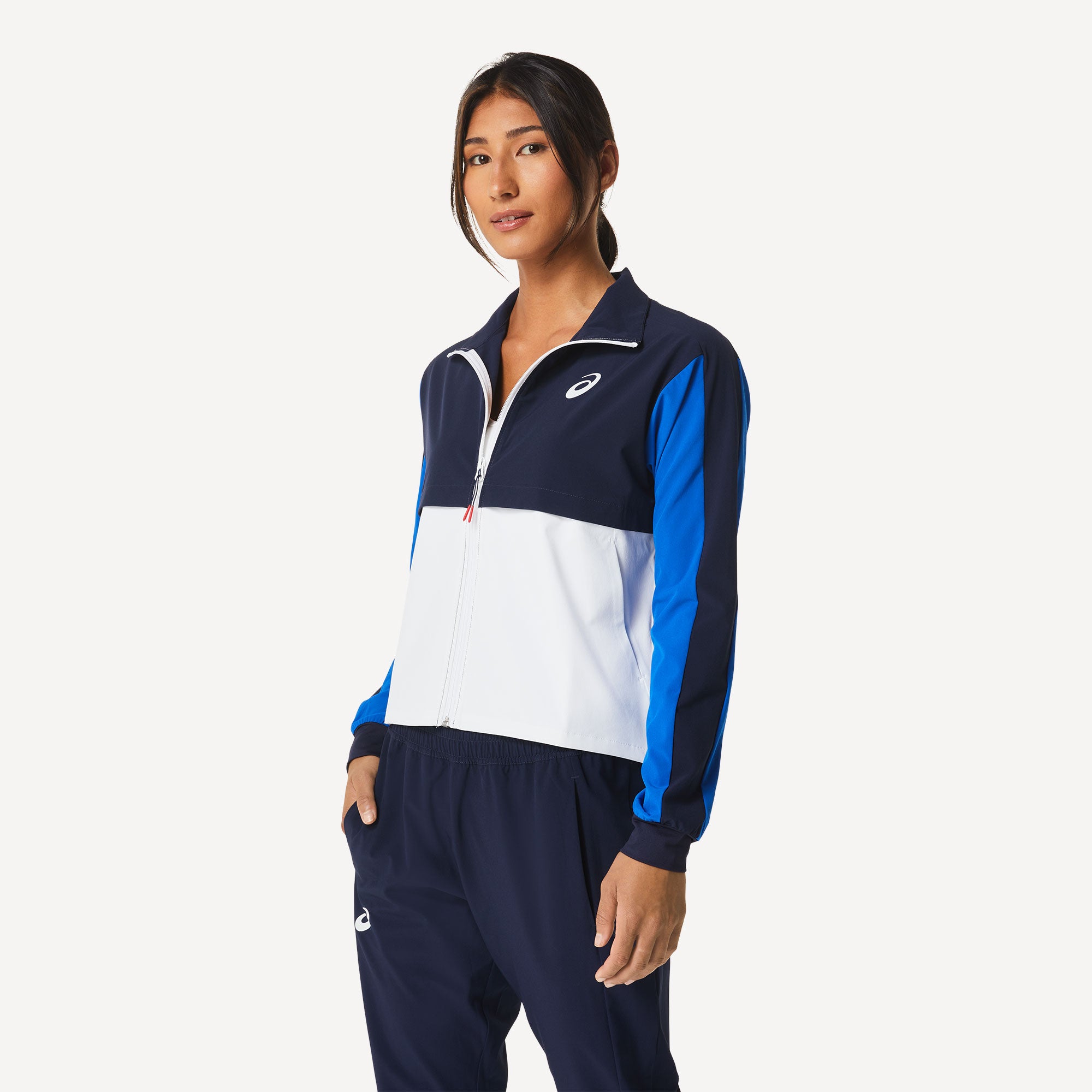 ASICS Match Women's Tennis Jacket Blue (3)