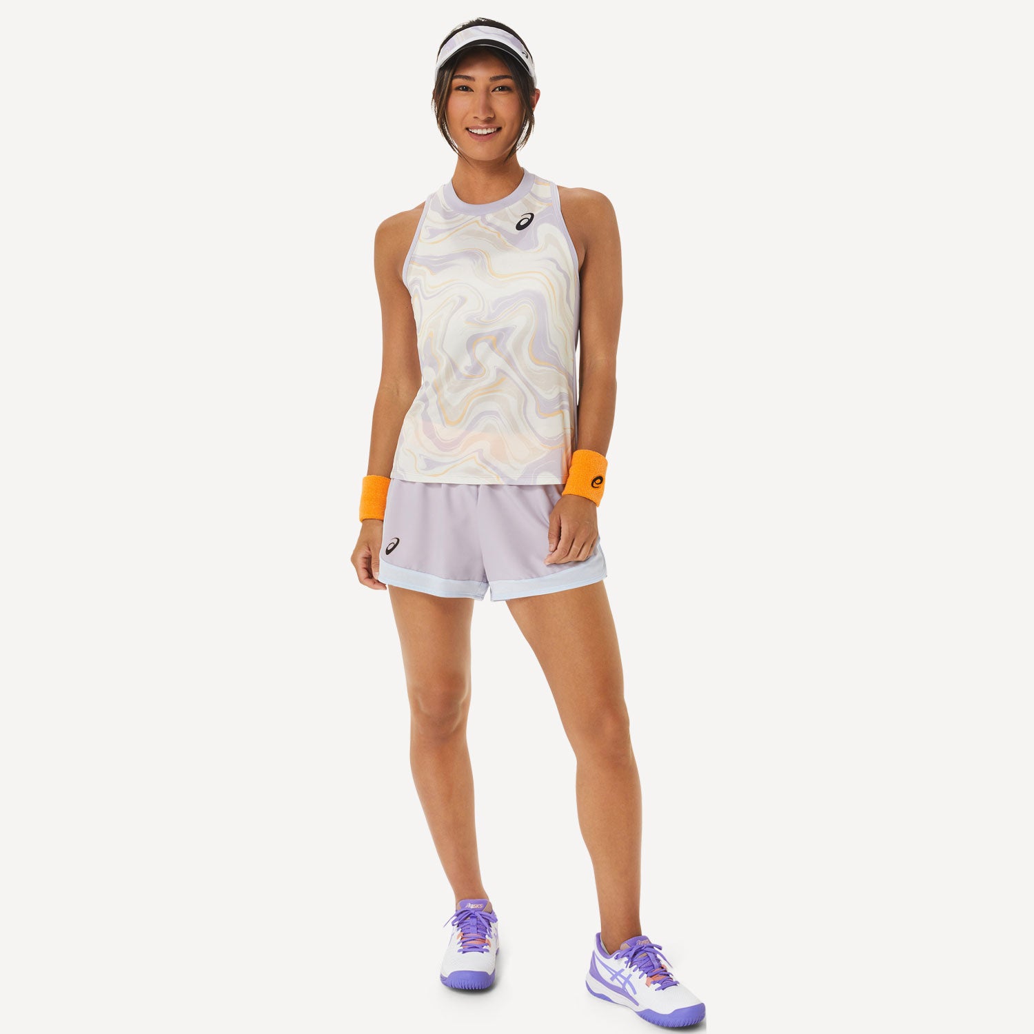 ASICS Match Women's Tennis Shorts Purple (6)