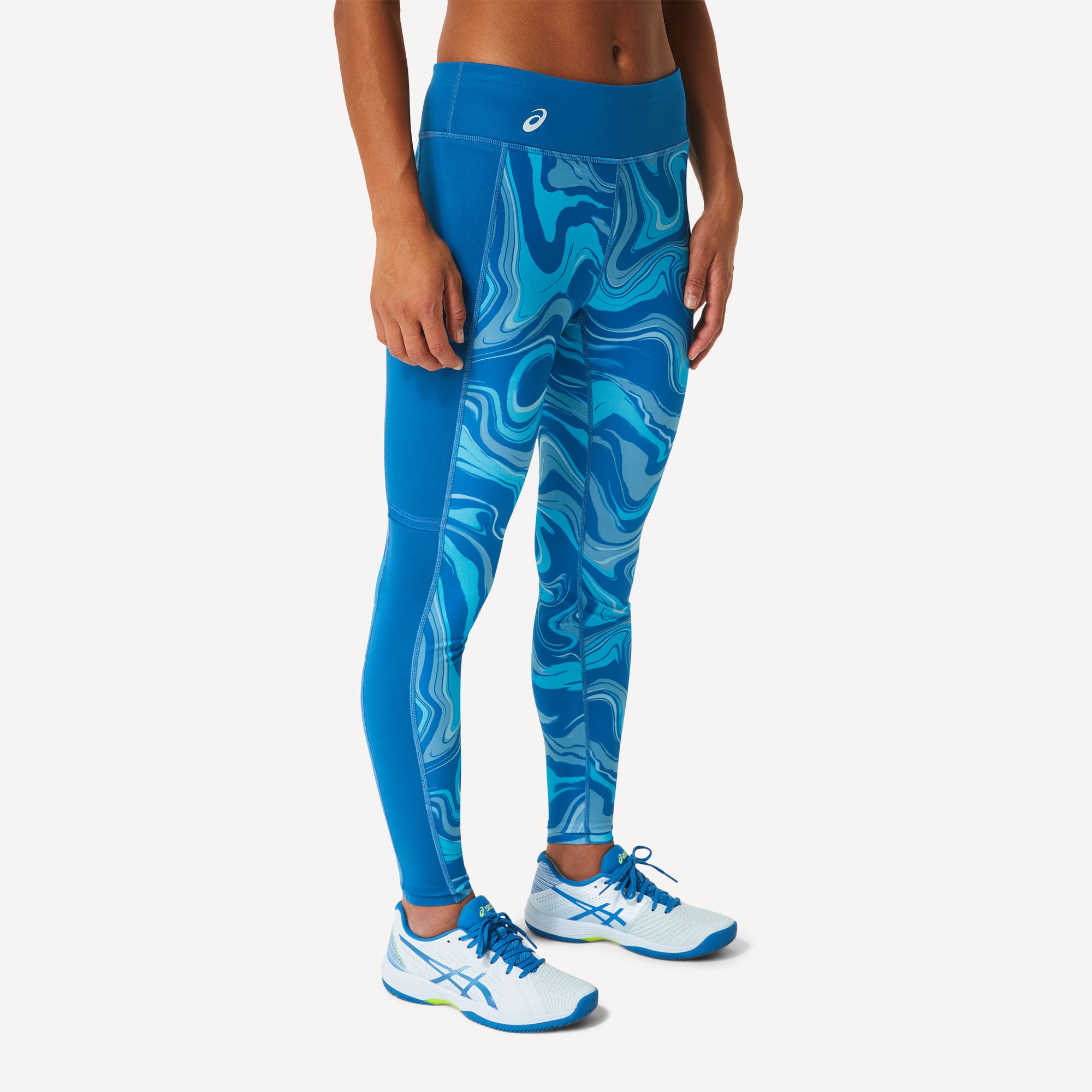 ASICS Women's Graphic Tights Blue (3)