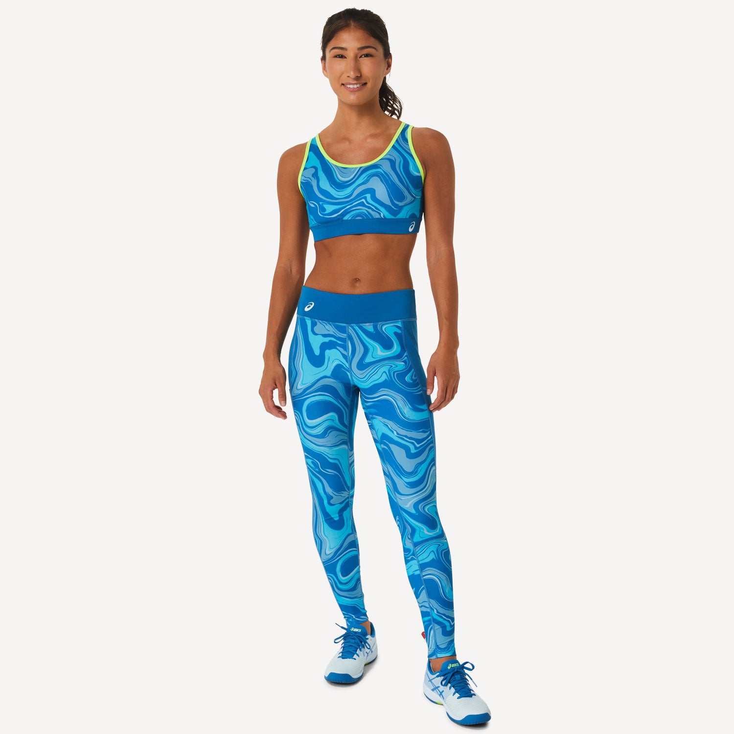 ASICS Women's Graphic Tights Blue (5)