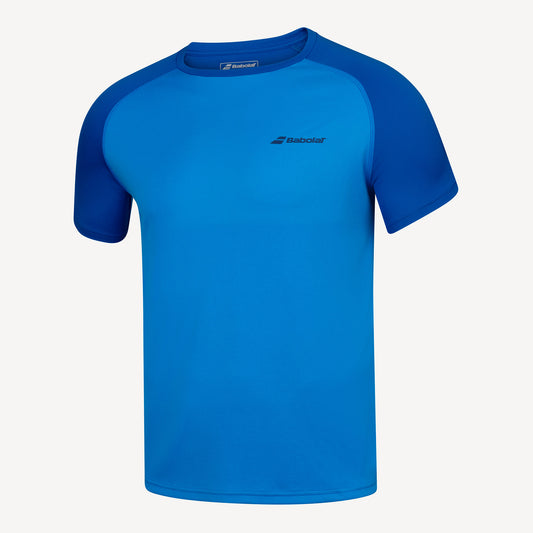 Babolat Play Club Boys' Tennis Shirt Blue (1)