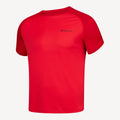 Babolat Play Club Boys' Tennis Shirt Red (1)
