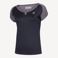 Babolat Play Club Women's Tennis Shirt Black (1)