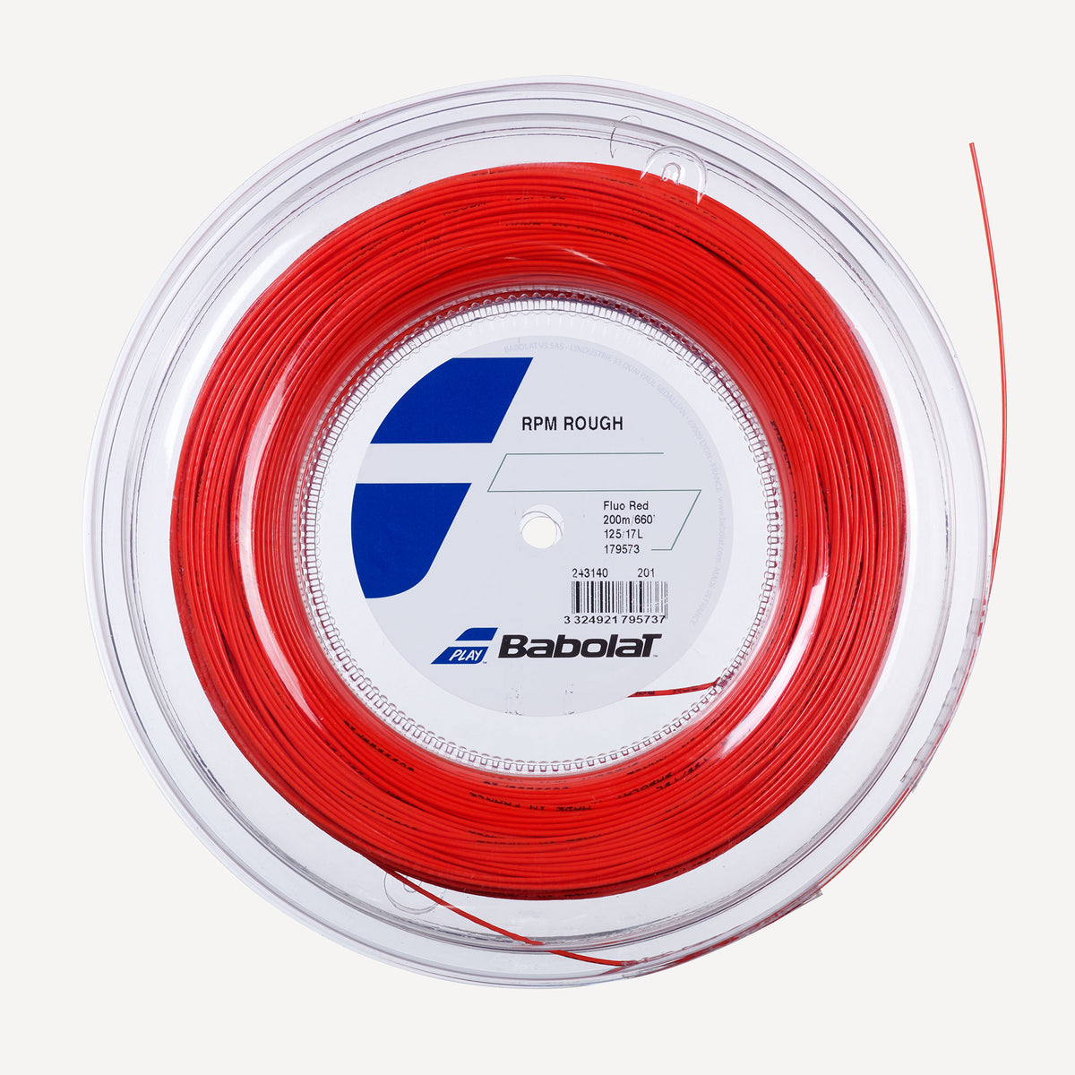 Babolat Rpm String Color Babolat RPM Rough Tennis String Reel 200 m - Red | Tennis Only