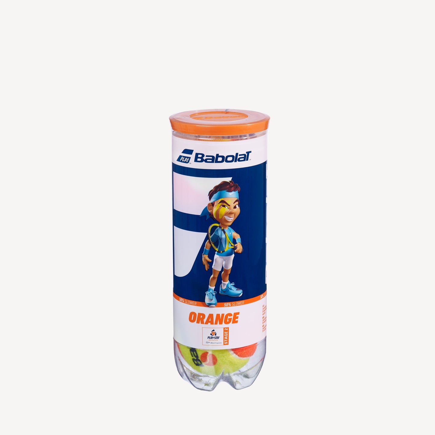 Babolat Stage 2 Orange 3 Tennis Balls 1