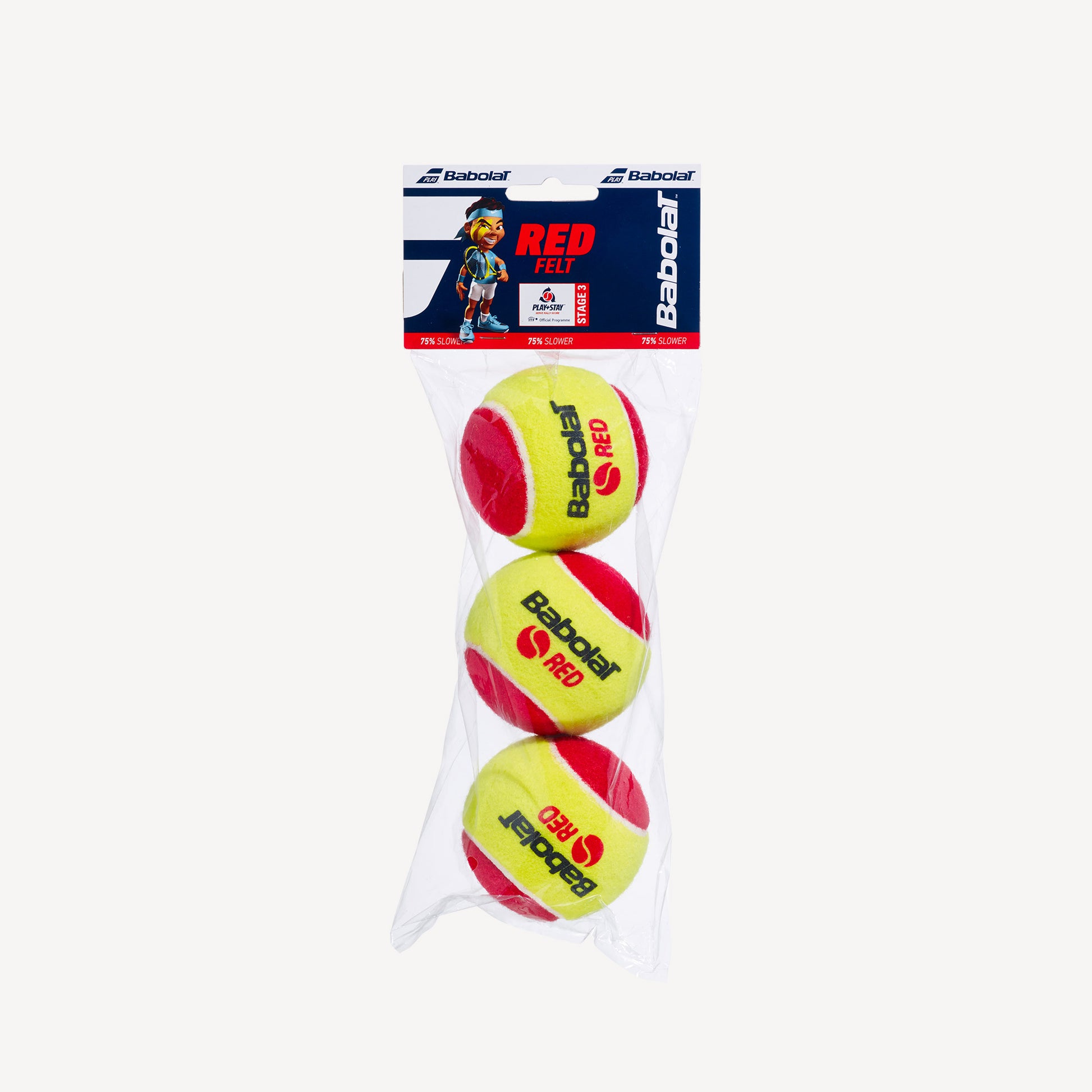 Babolat Stage 3 Red 3 Tennis Balls 1