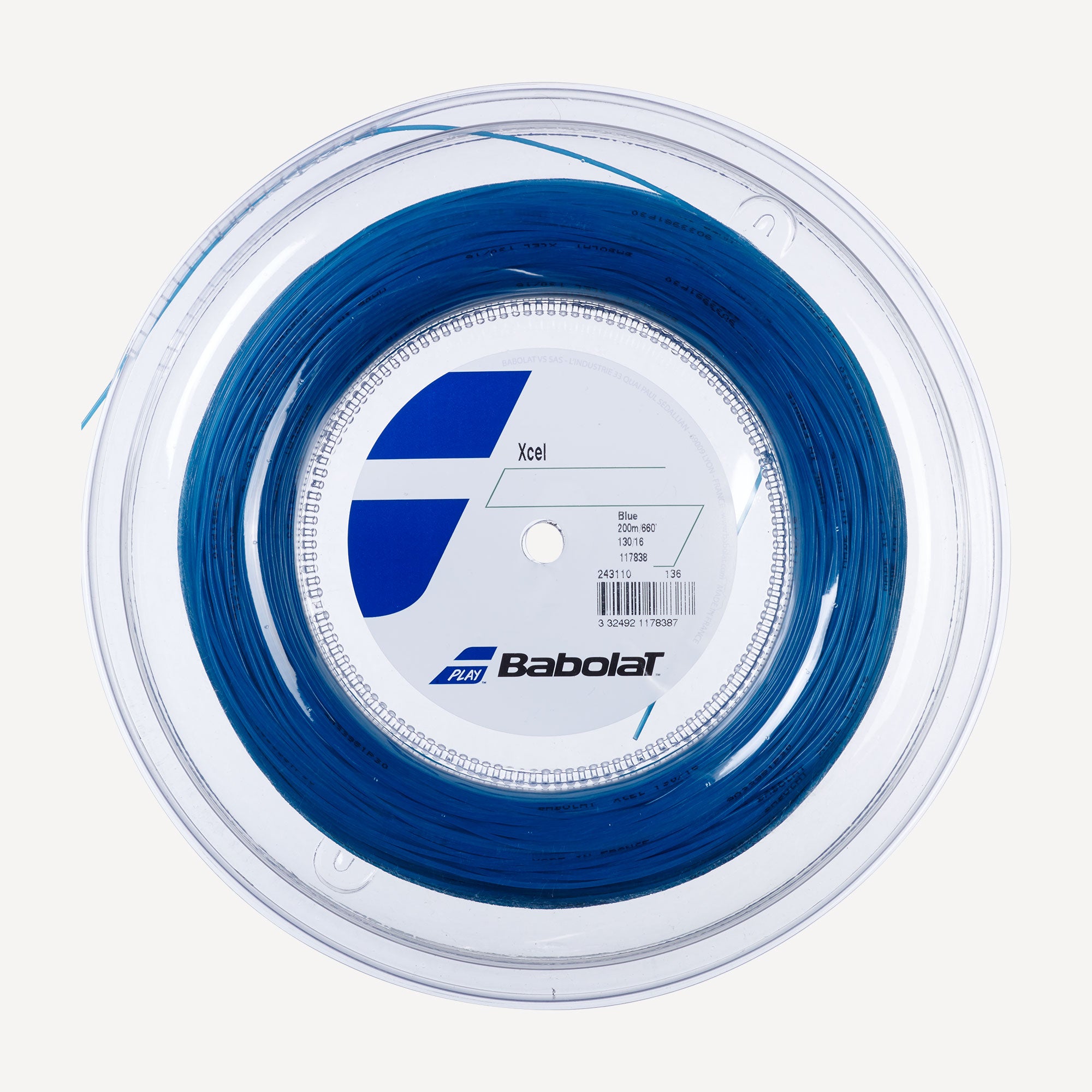 Babolat Xcel Tennis String Reel 200m Blue