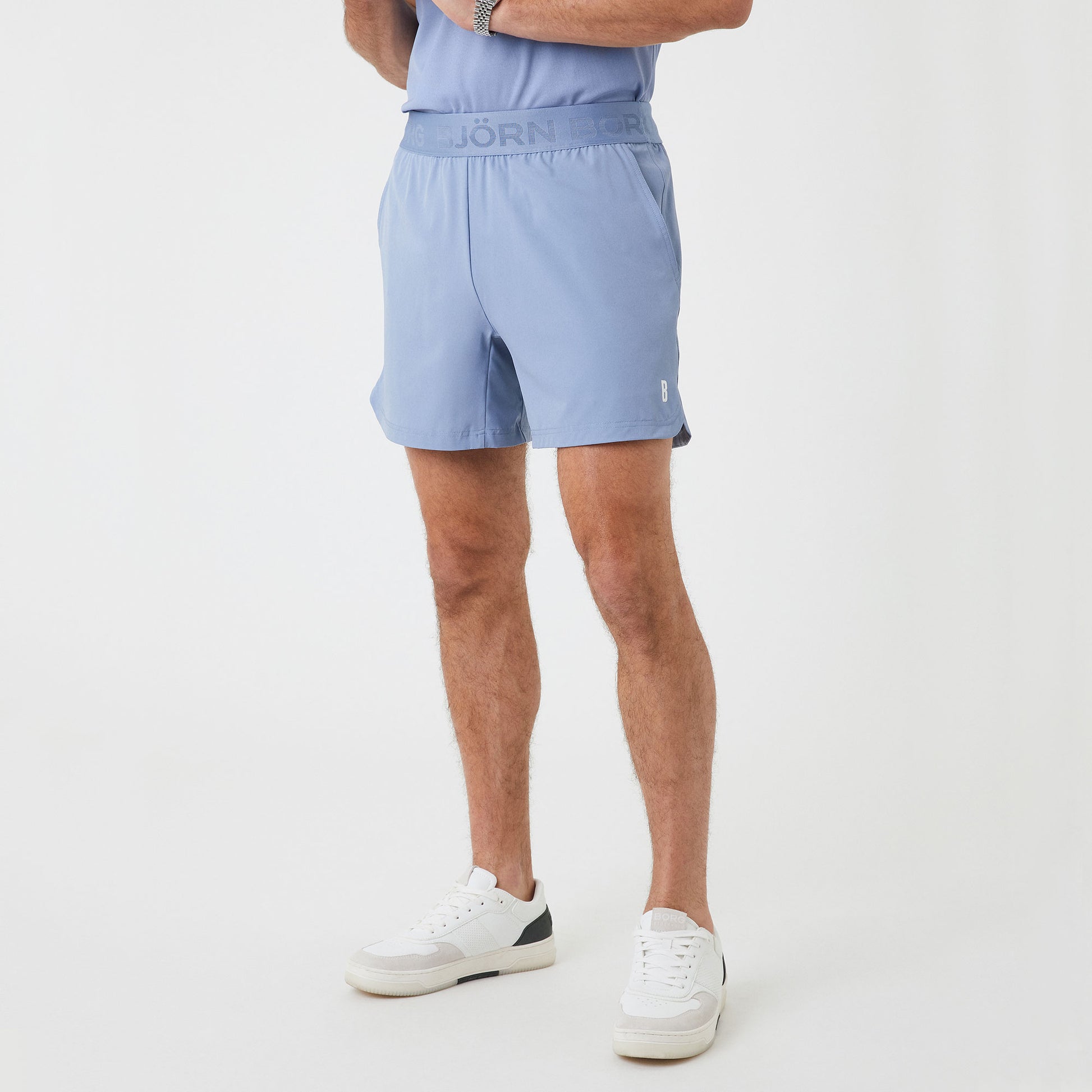 Björn Borg Ace Men's 7-Inch Tennis Shorts Blue (1)