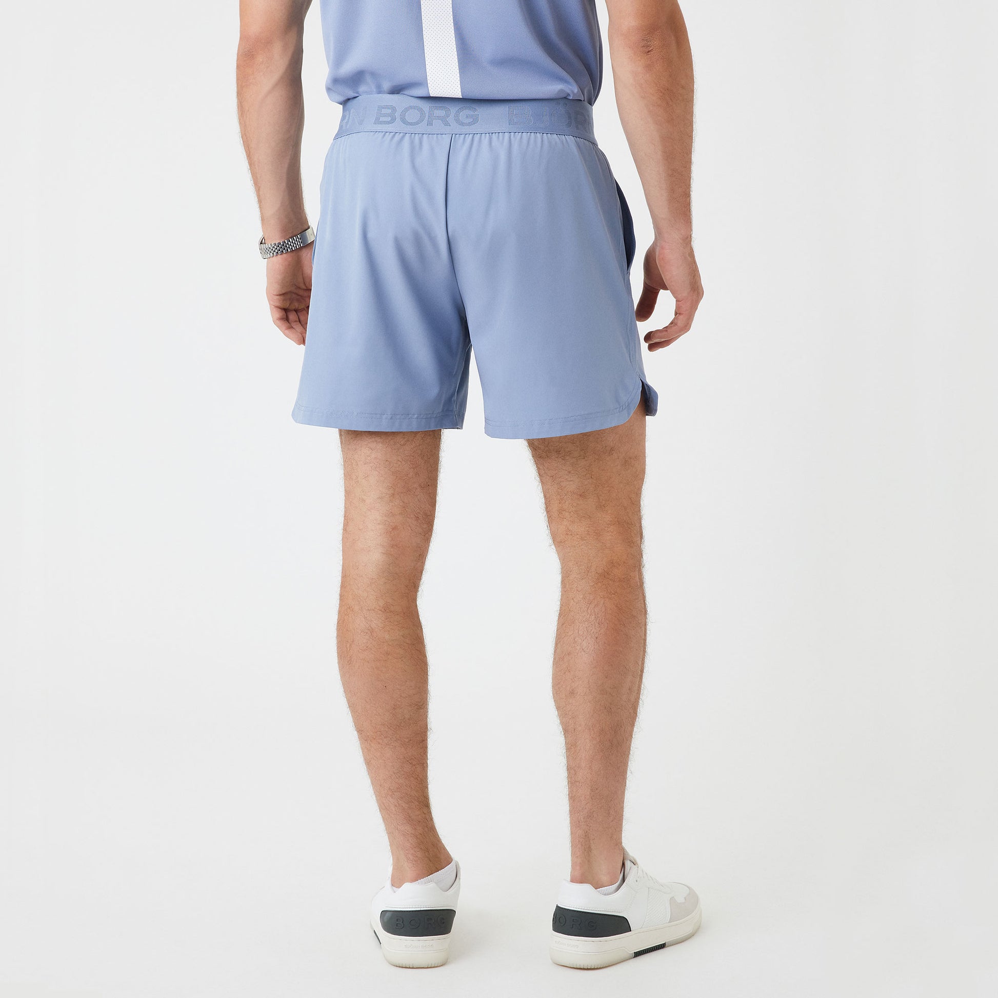 Björn Borg Ace Men's 7-Inch Tennis Shorts Blue (2)