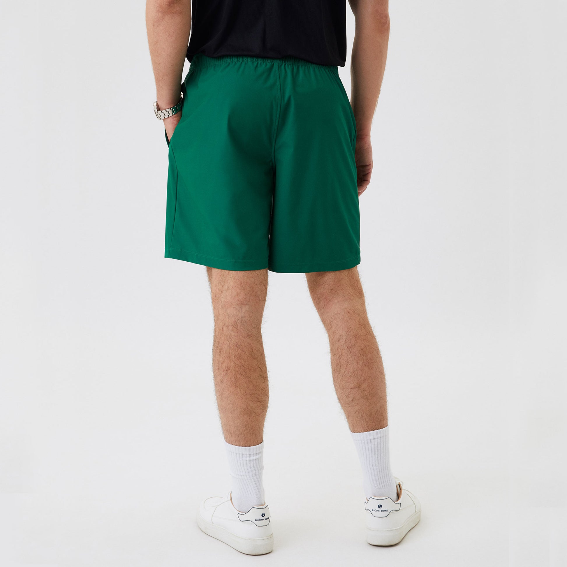 Björn Borg Ace Men's 9-Inch Tennis Shorts Green (2)