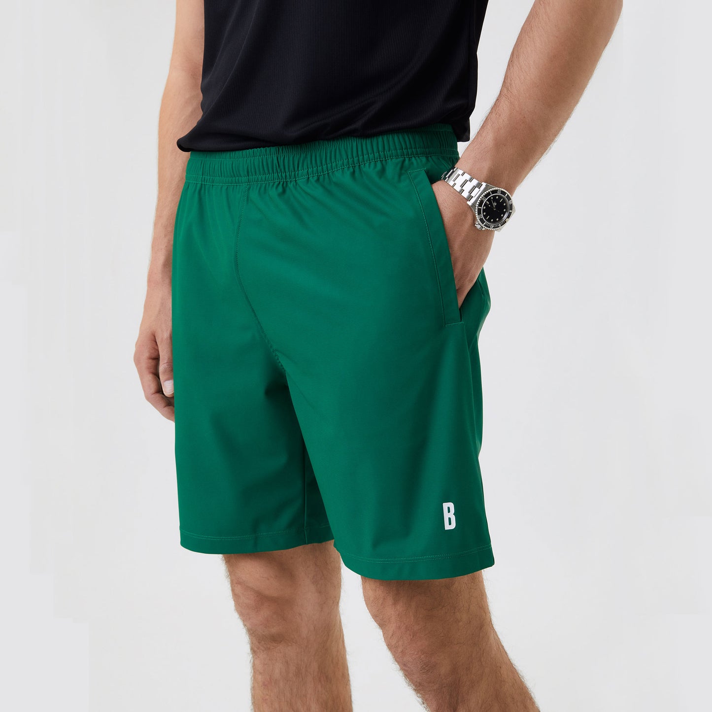 Björn Borg Ace Men's 9-Inch Tennis Shorts Green (3)