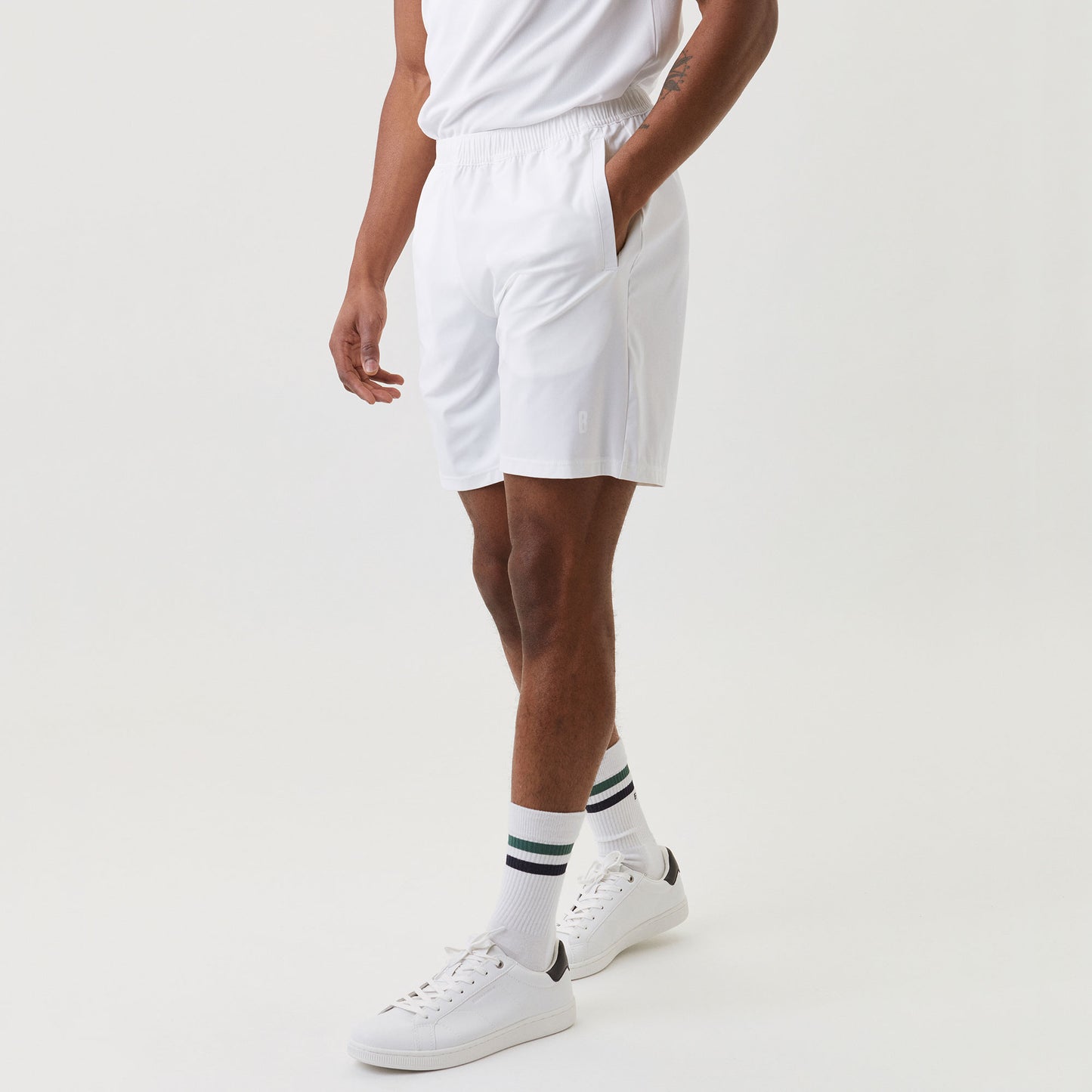 Björn Borg Ace Men's 9-Inch Tennis Shorts White (1)